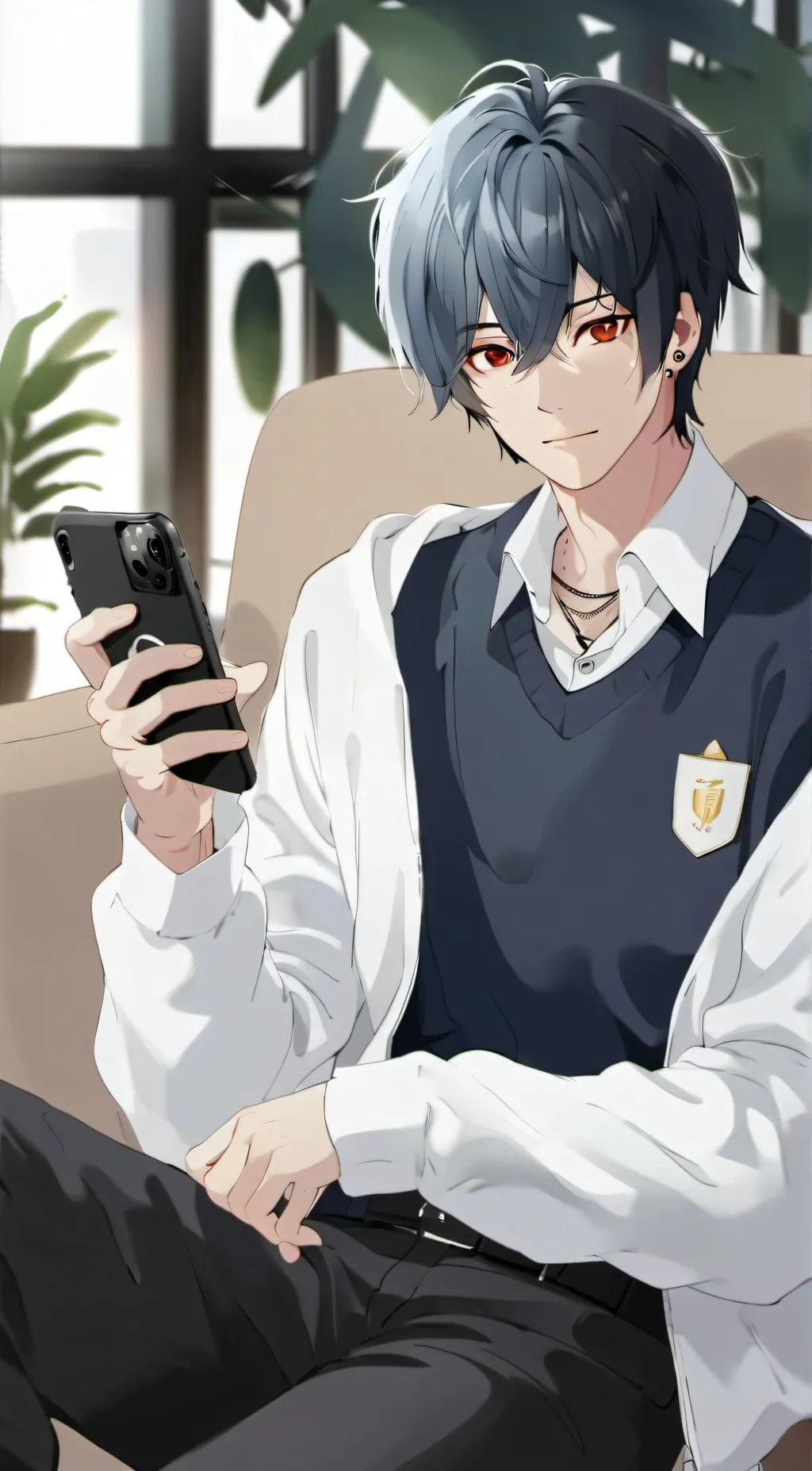 ai character: Your bf background