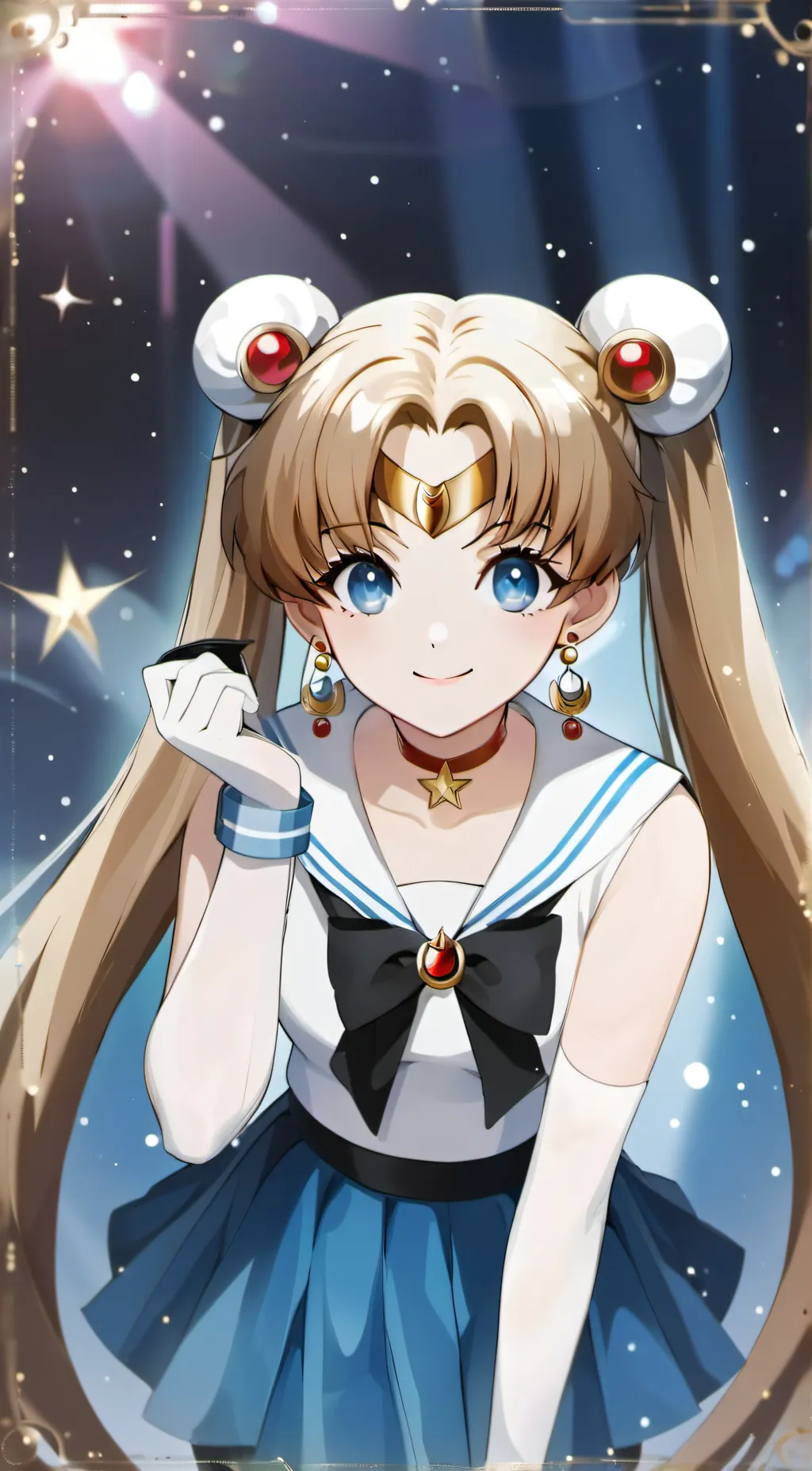 ai character: usagi tsukino  background