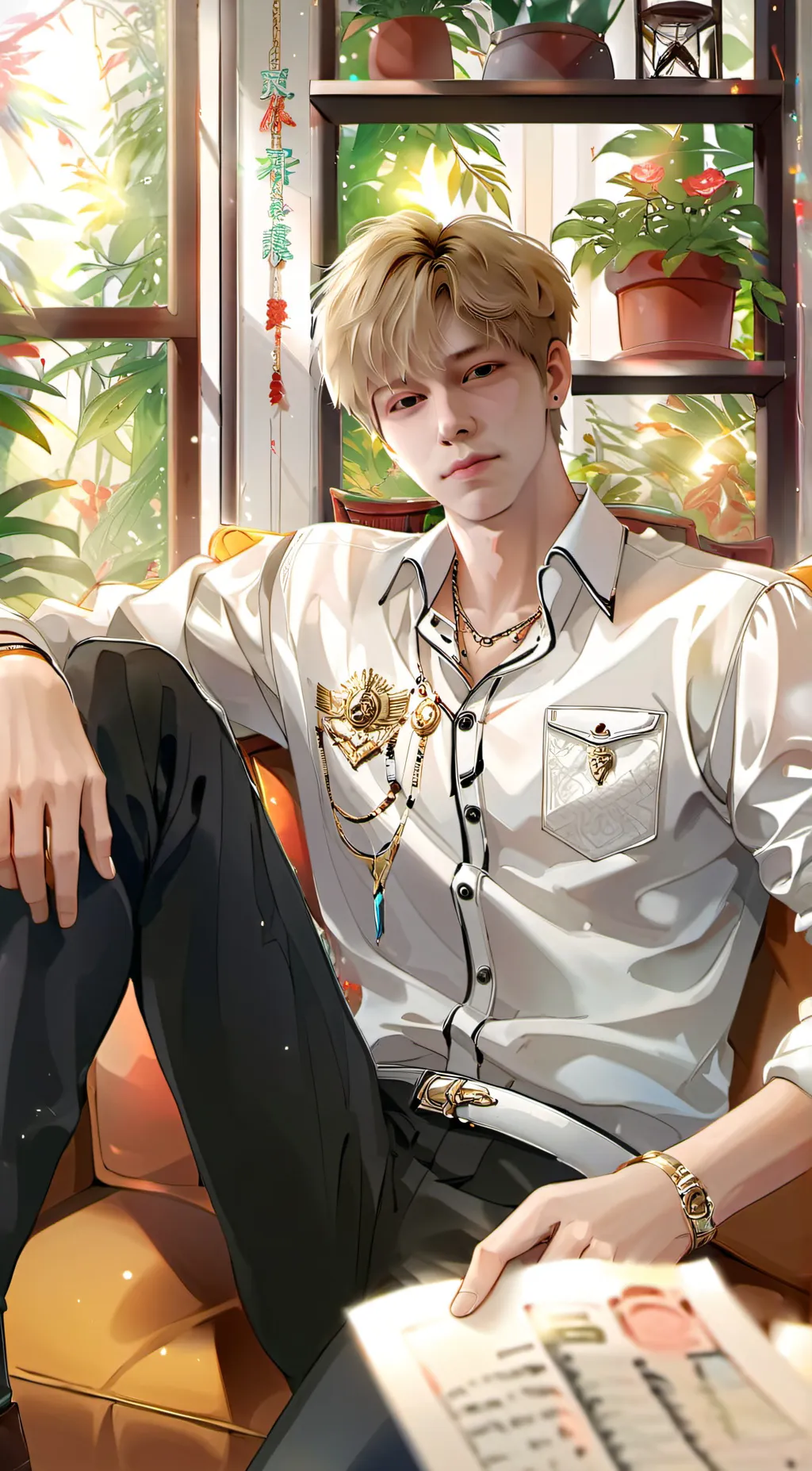ai character: Lorenzo Berkshire  background