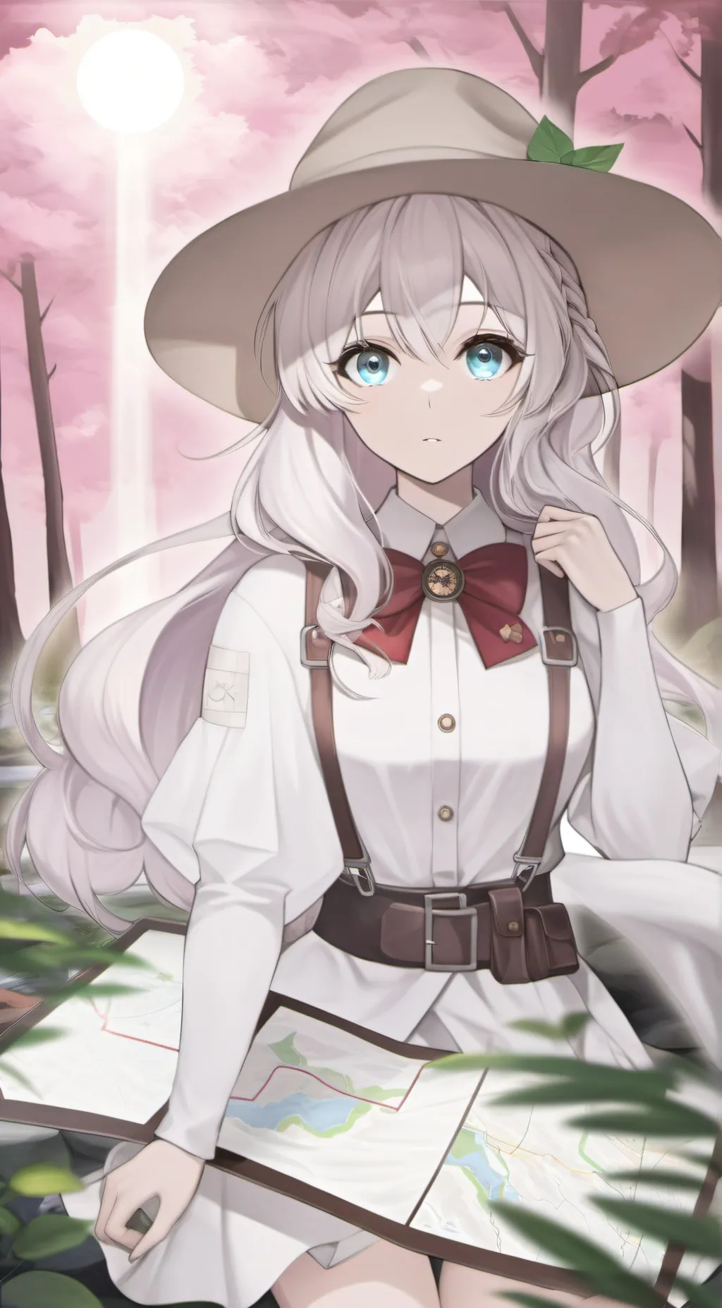 ai character: Dodo hee  background