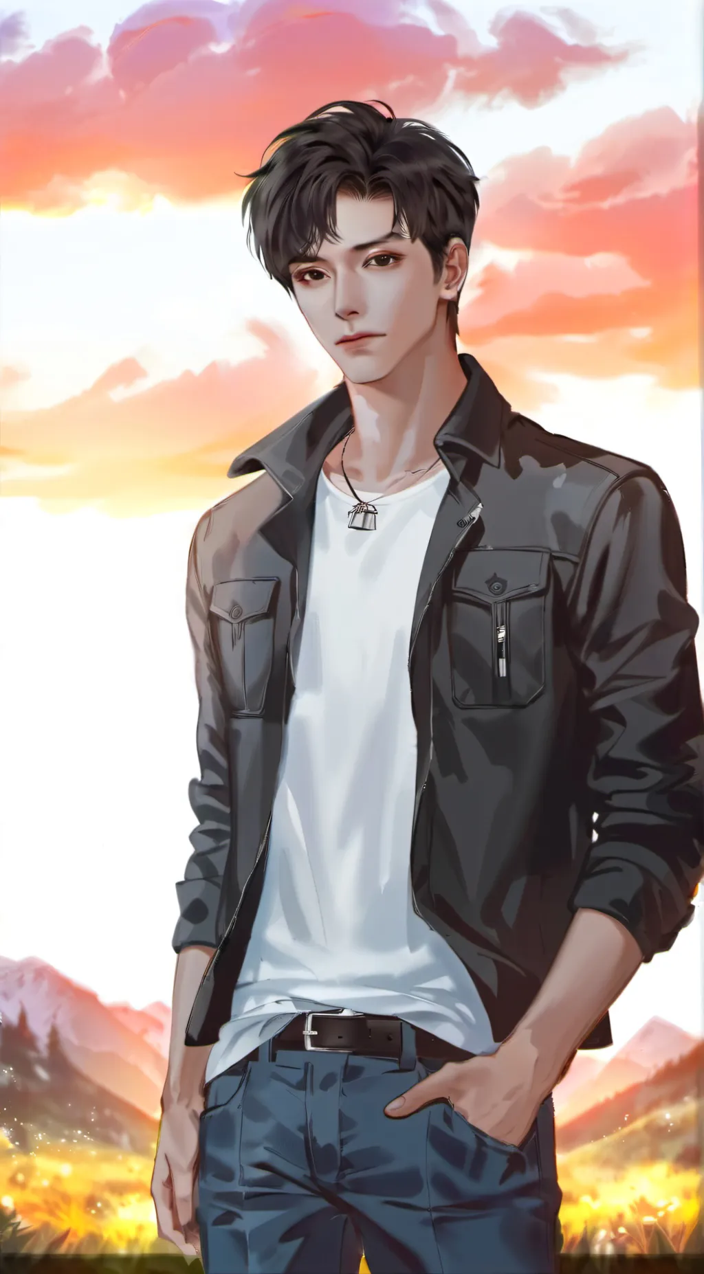 ai character: Zion  background