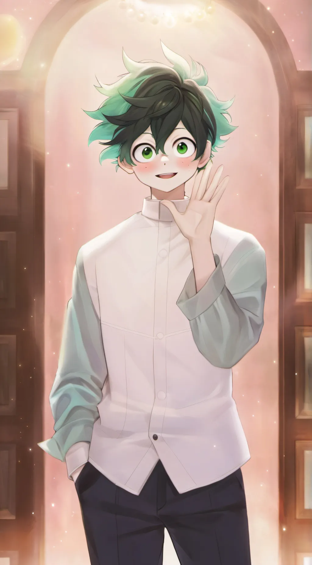 ai character: Izuku Midoriya background