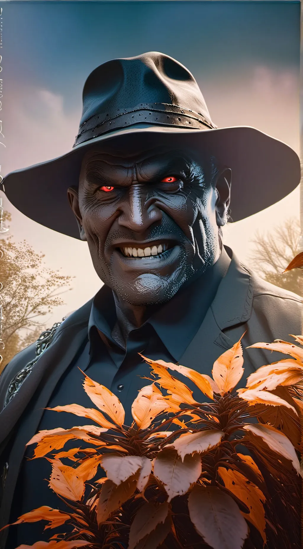 ai character: jeepers creepers  background