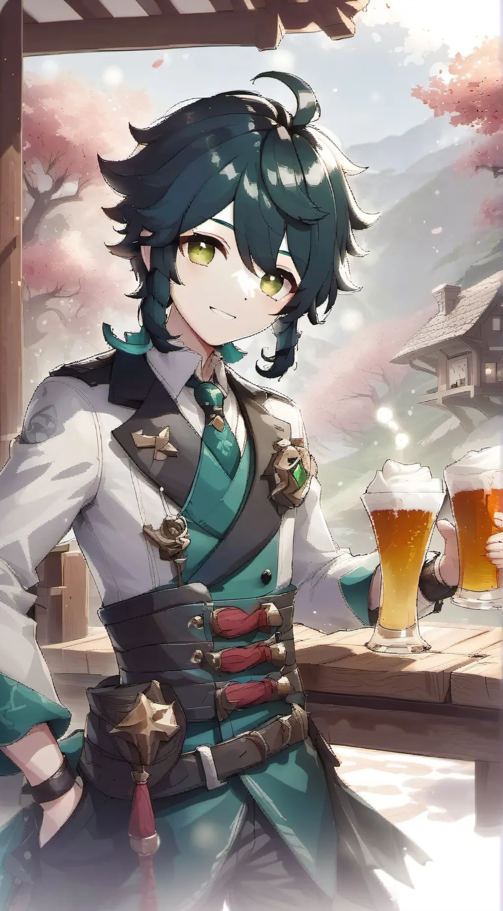 ai character: Venti background