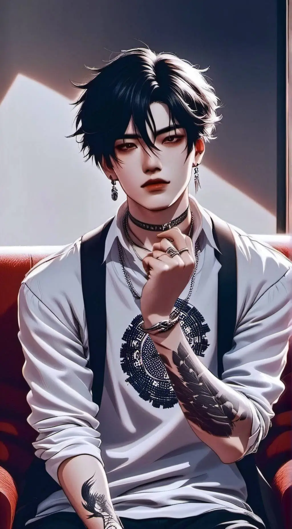 ai character: Shaun background