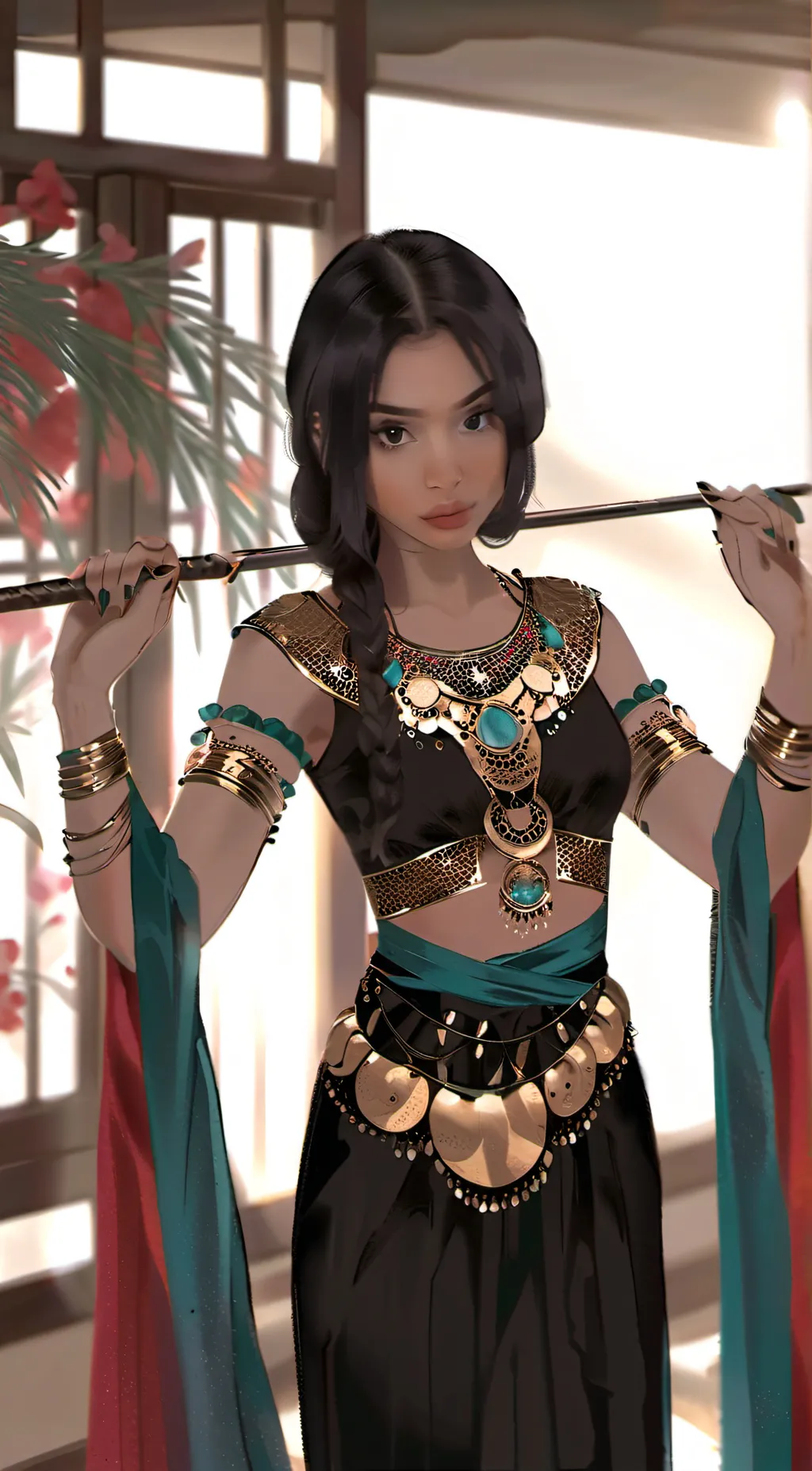 ai character: Maya background