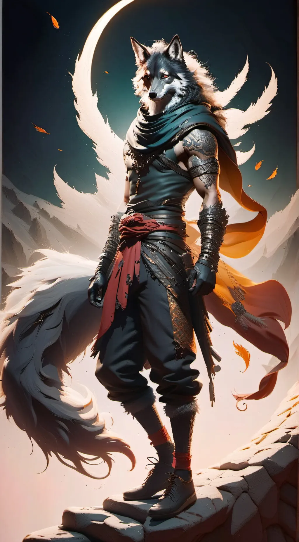 ai character: mark background
