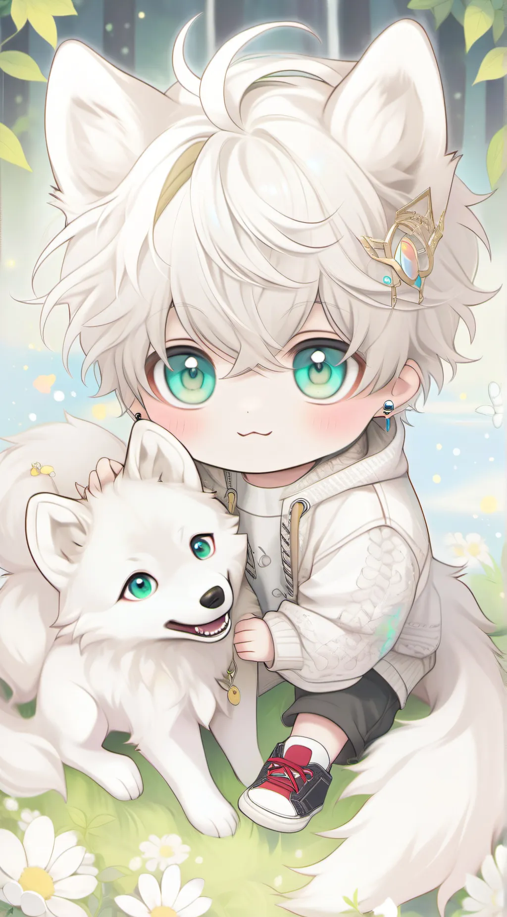 ai character: milo background