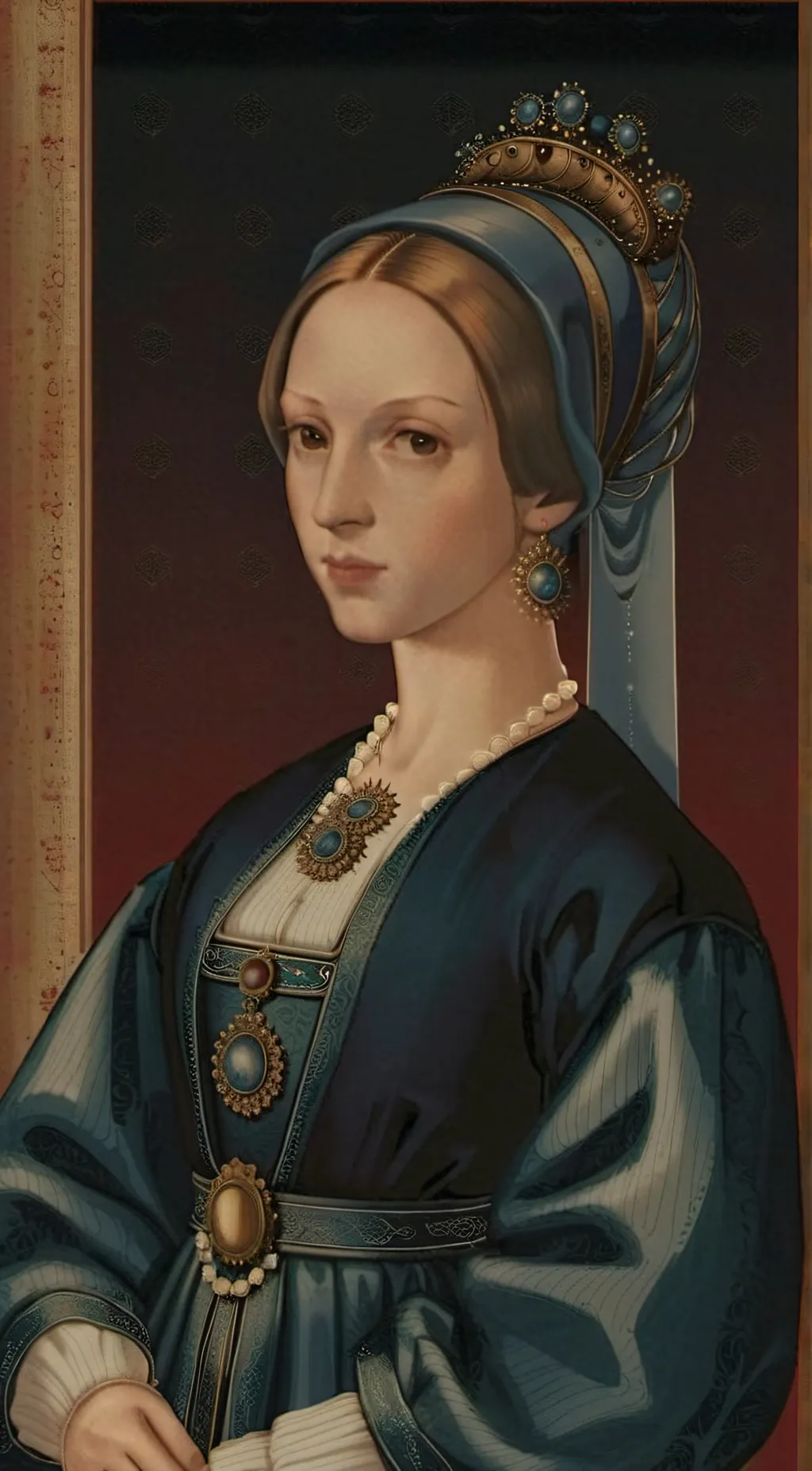 ai character: Kathrine howard  background