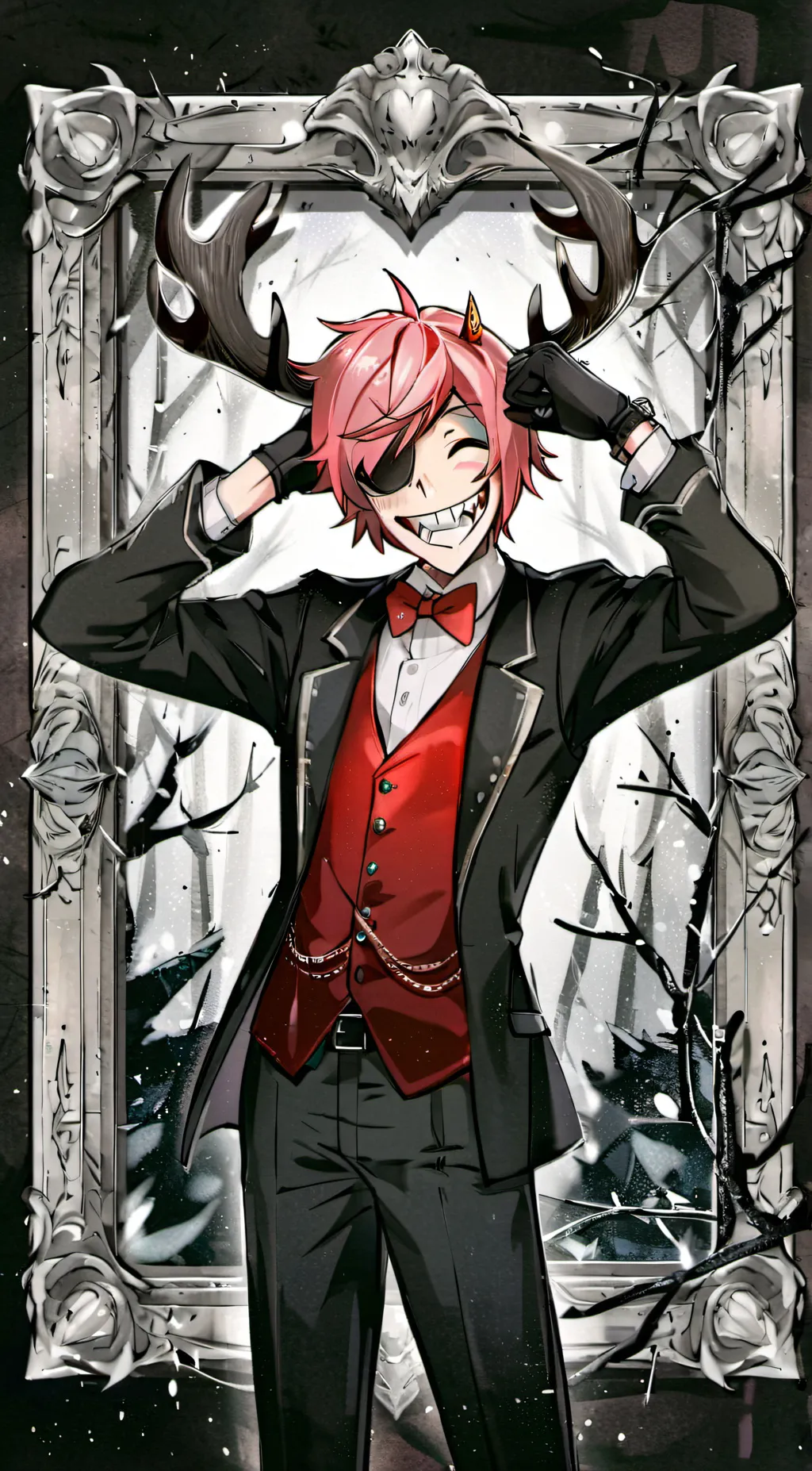 ai character: Alastor  background