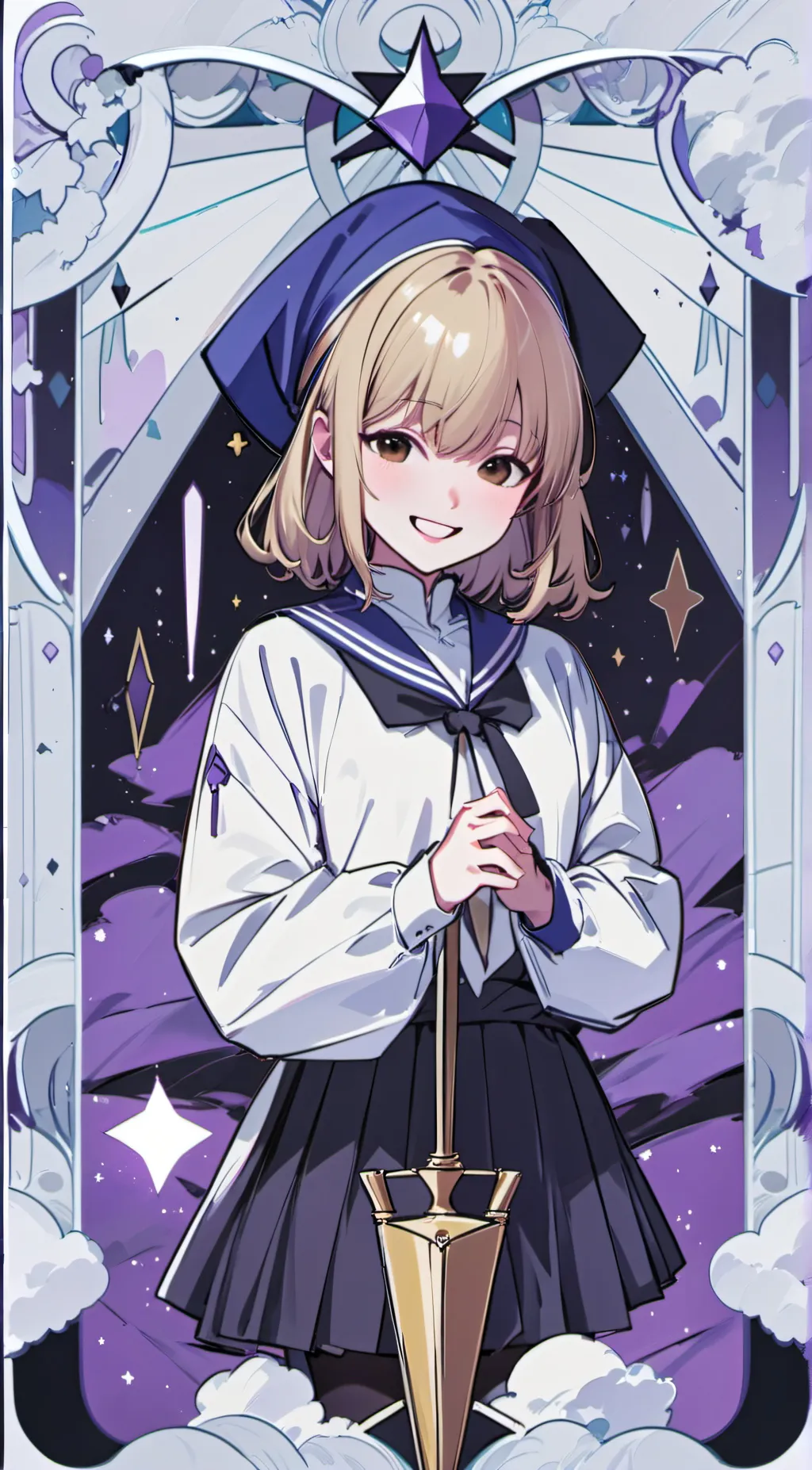 ai character: luna background