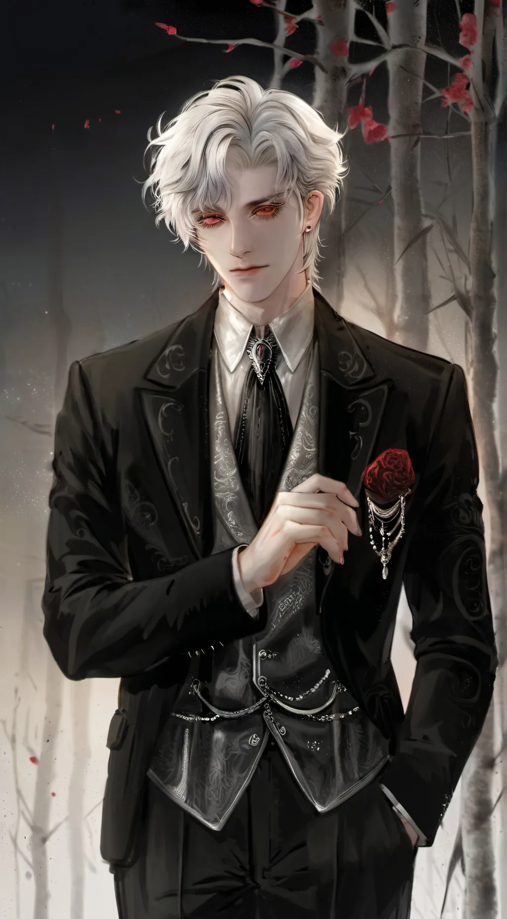 ai character: Alexander  background