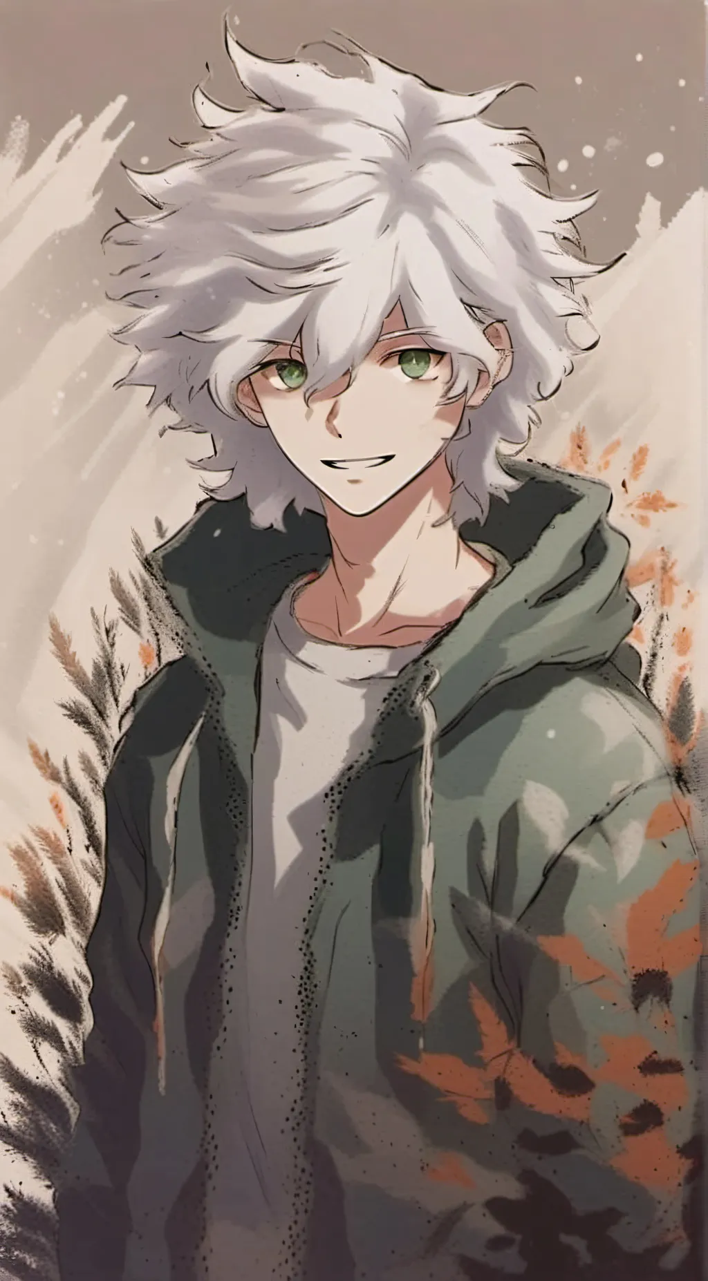 ai character: nagito ! background