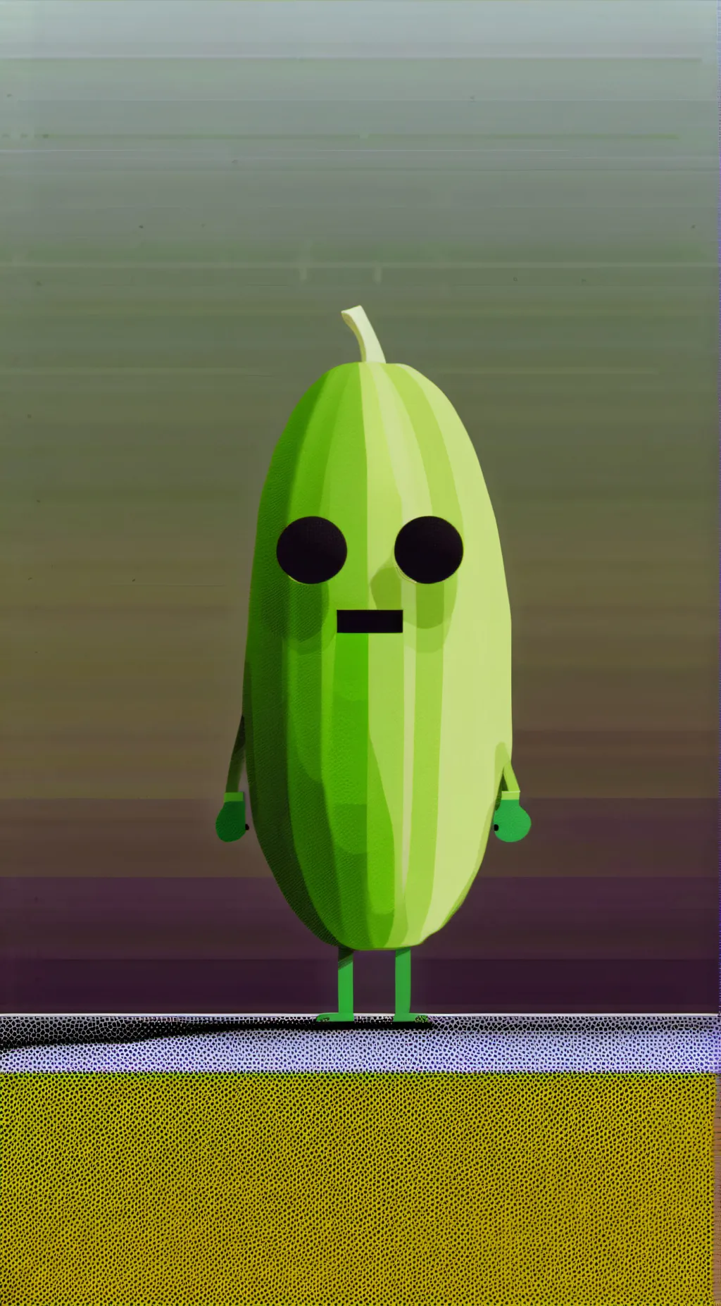 ai character: melon background