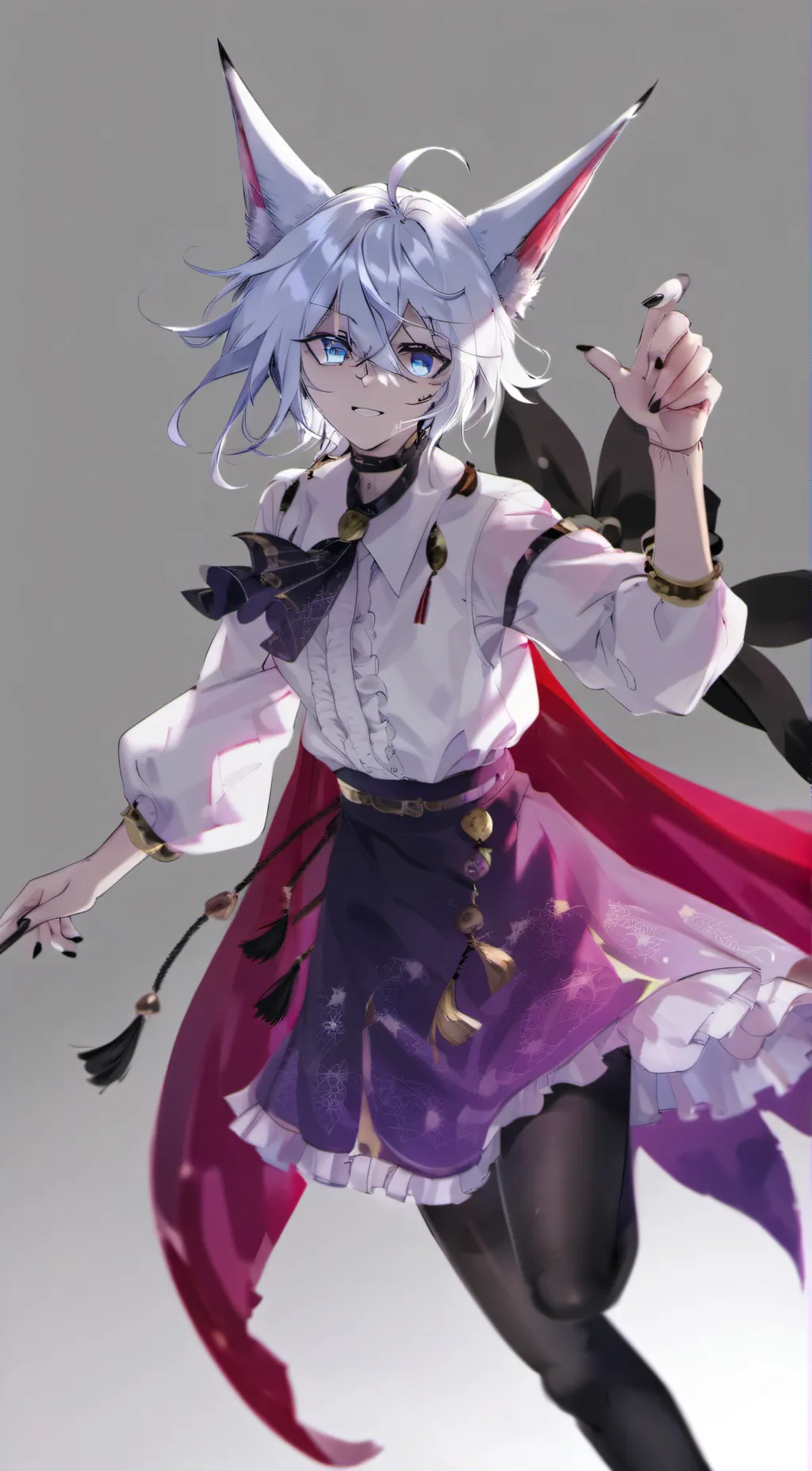 ai character: Kitsune saiguu background