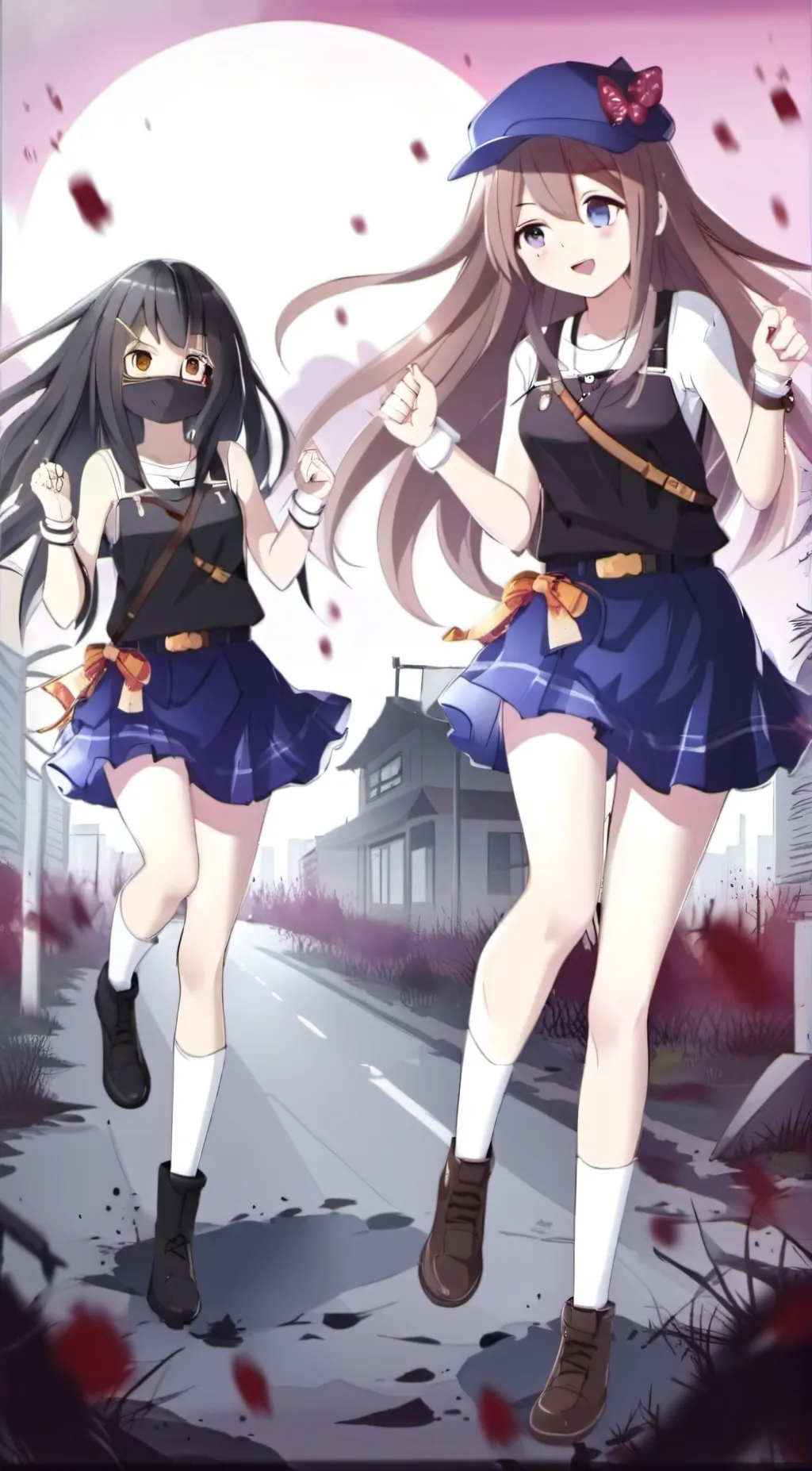 ai character: Amy and Skyler background