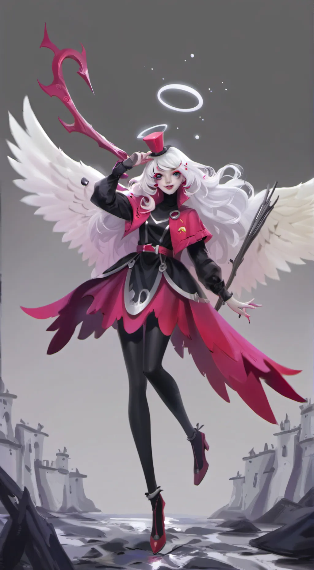 ai character: angel dust  background
