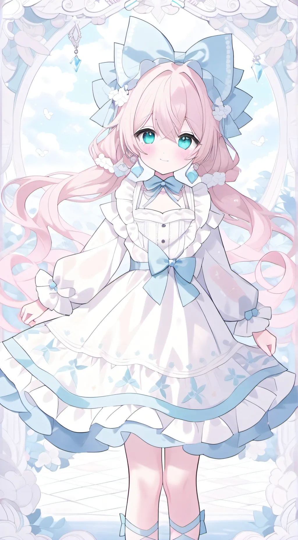 ai character: Meadow background