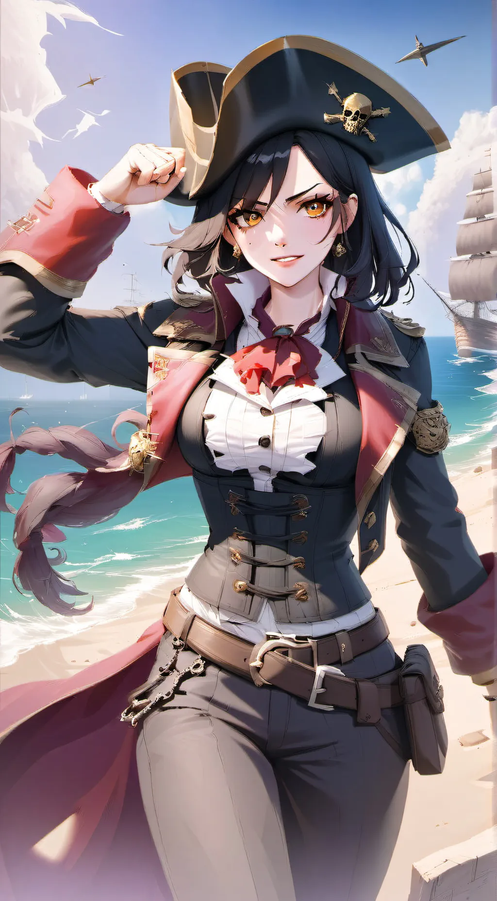 ai character: Captain Blackheart background