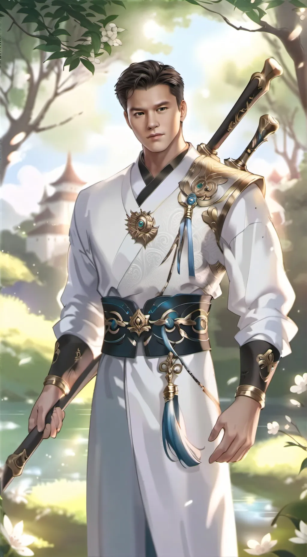 ai character: Easton background