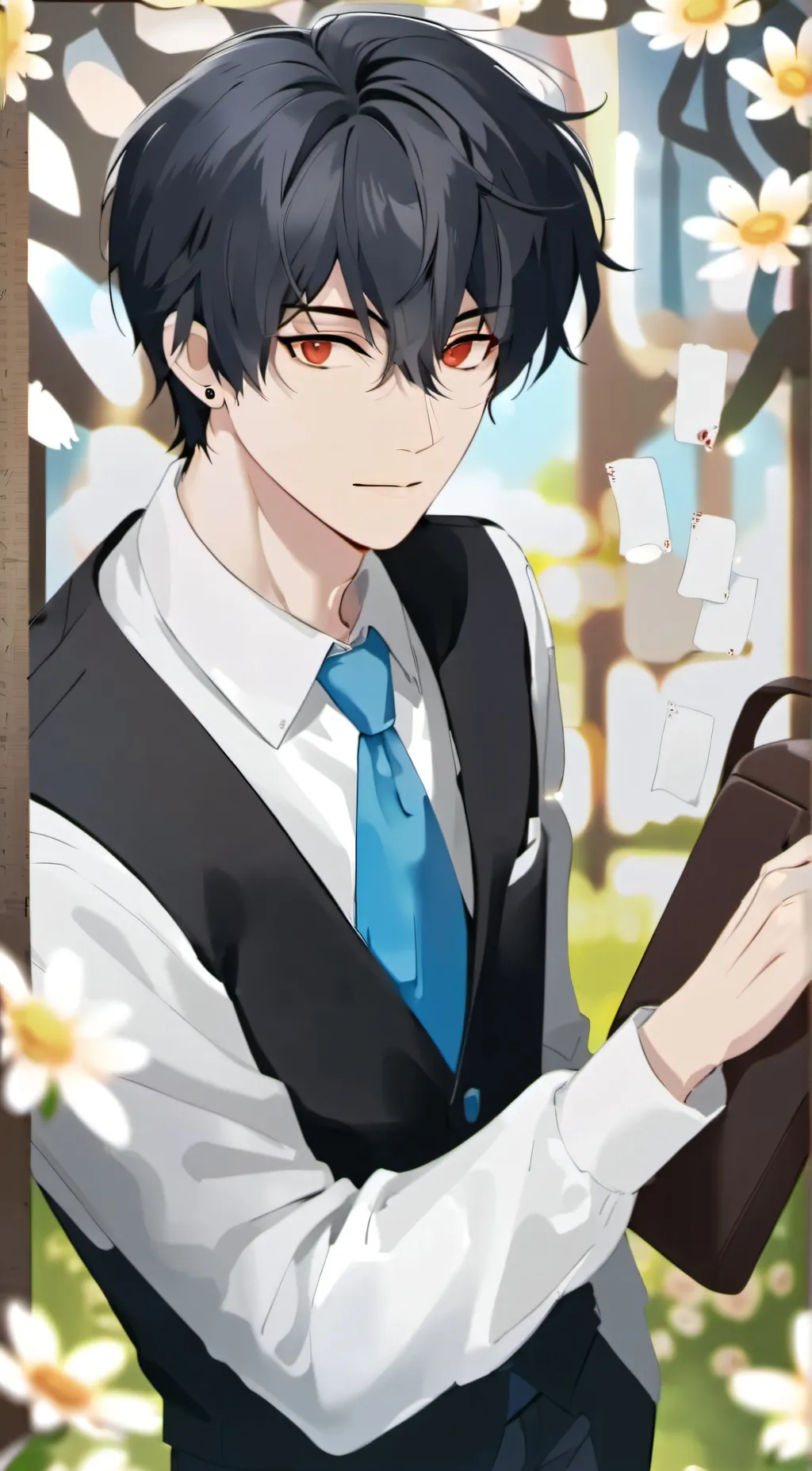 ai character: Heath background