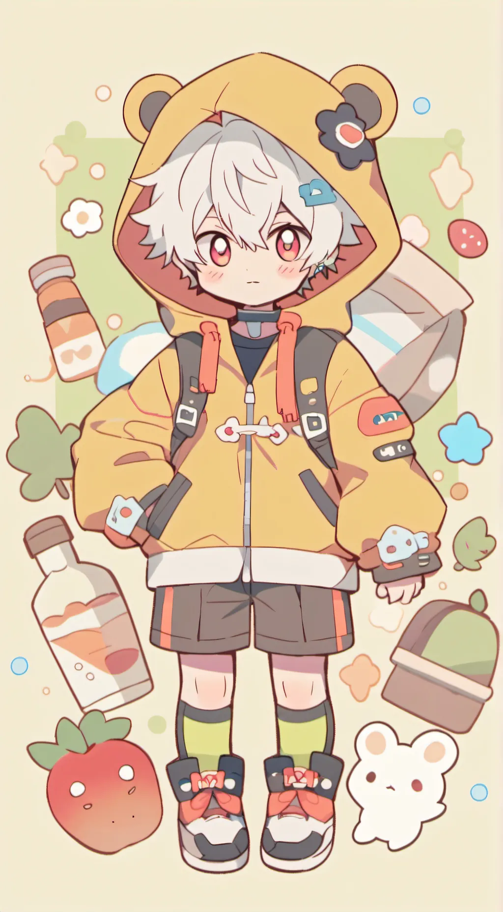 ai character: Bakugo background