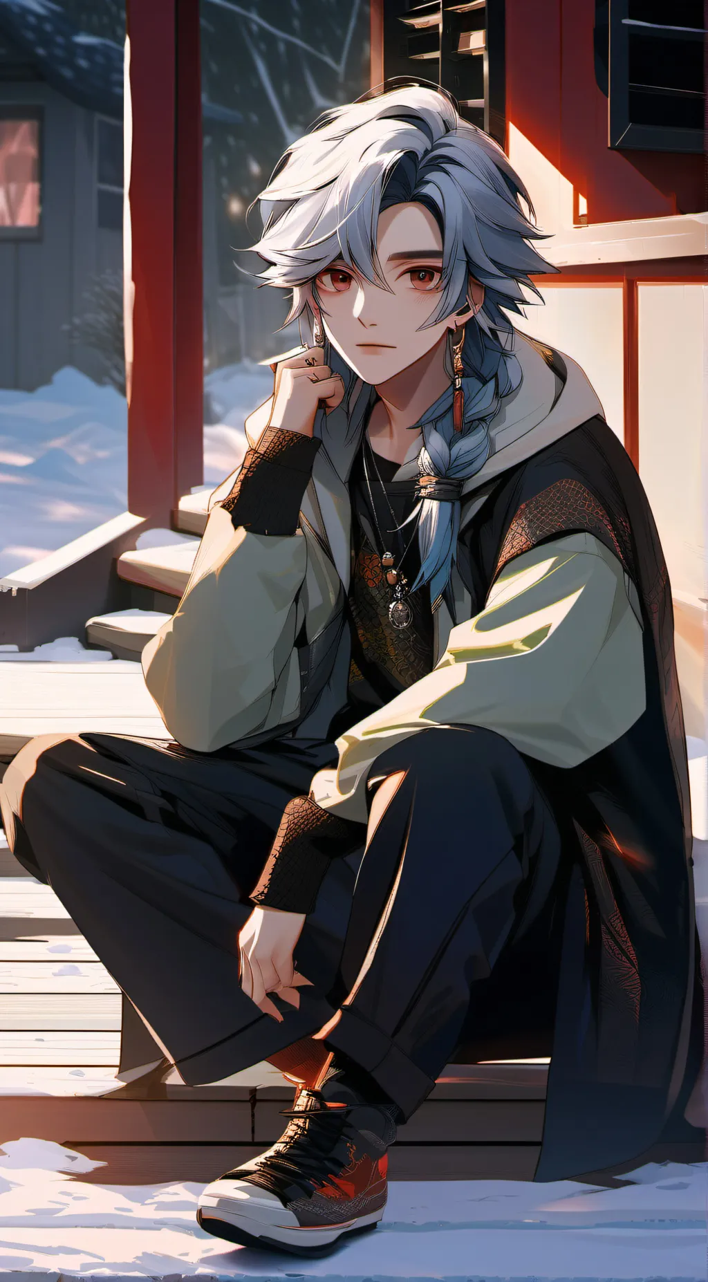 ai character: Michael  background