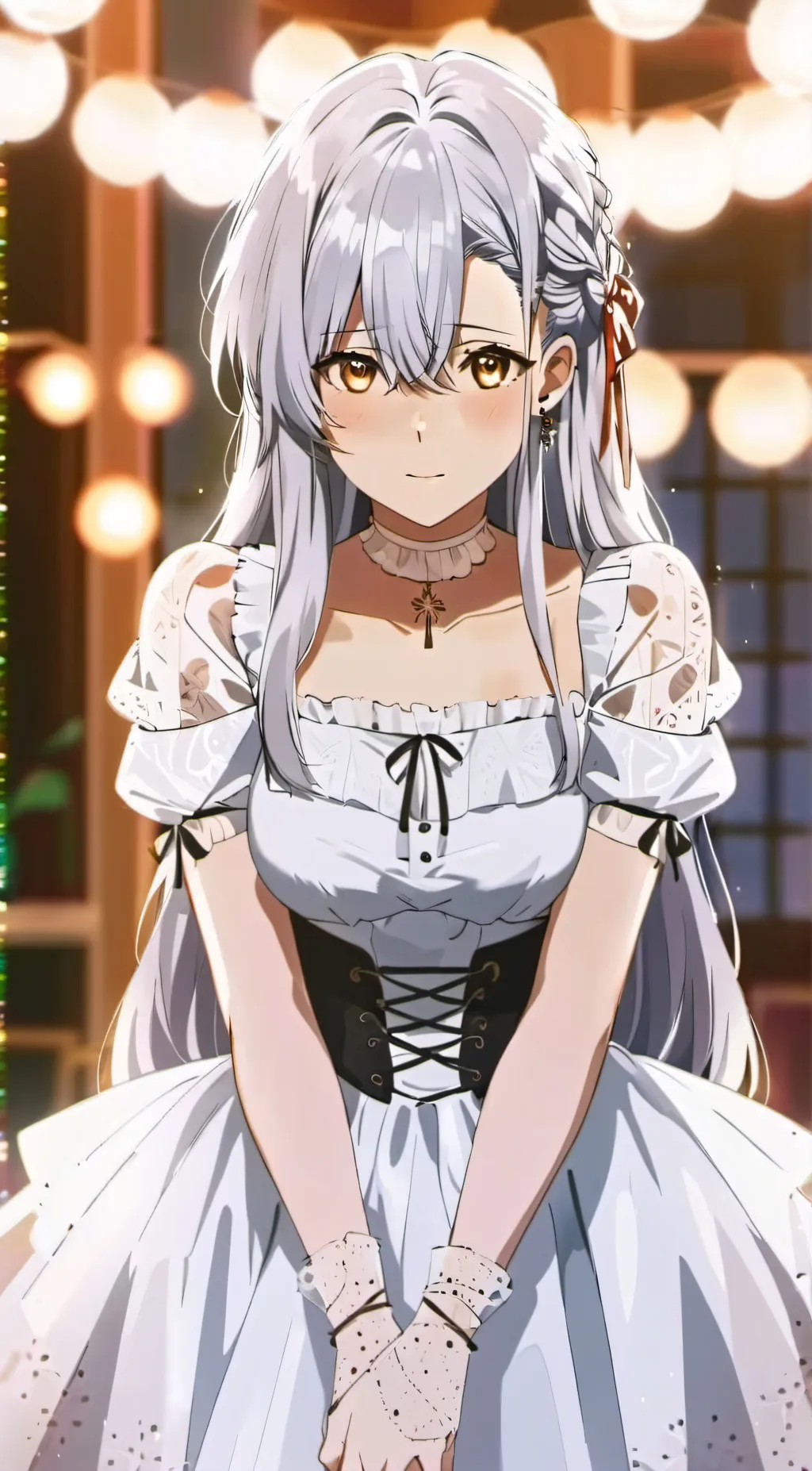 ai character: Mila Heartfield  background