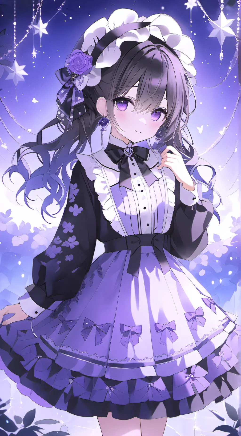 ai character: 💖sky🌺 background