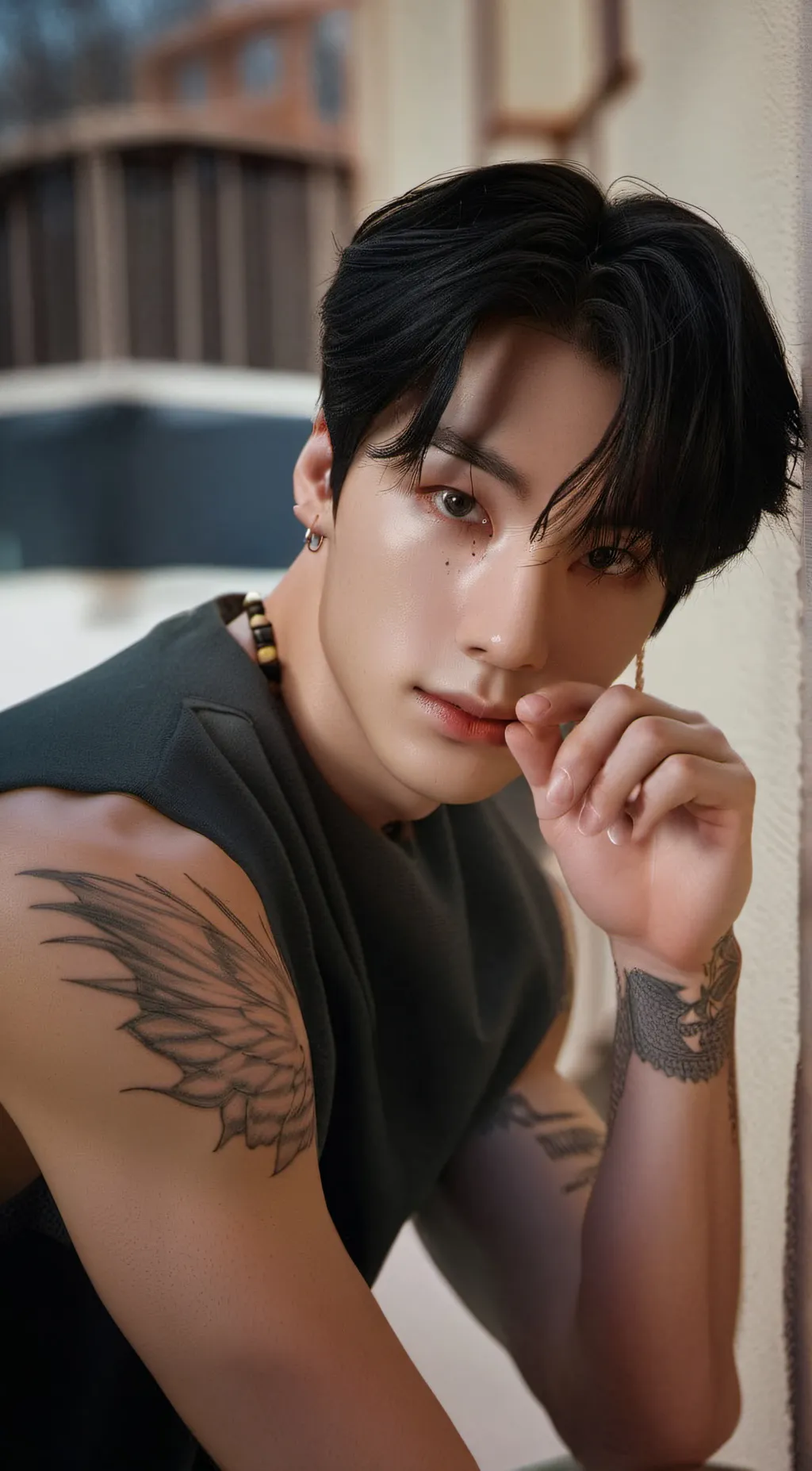 ai character: jungkook  background