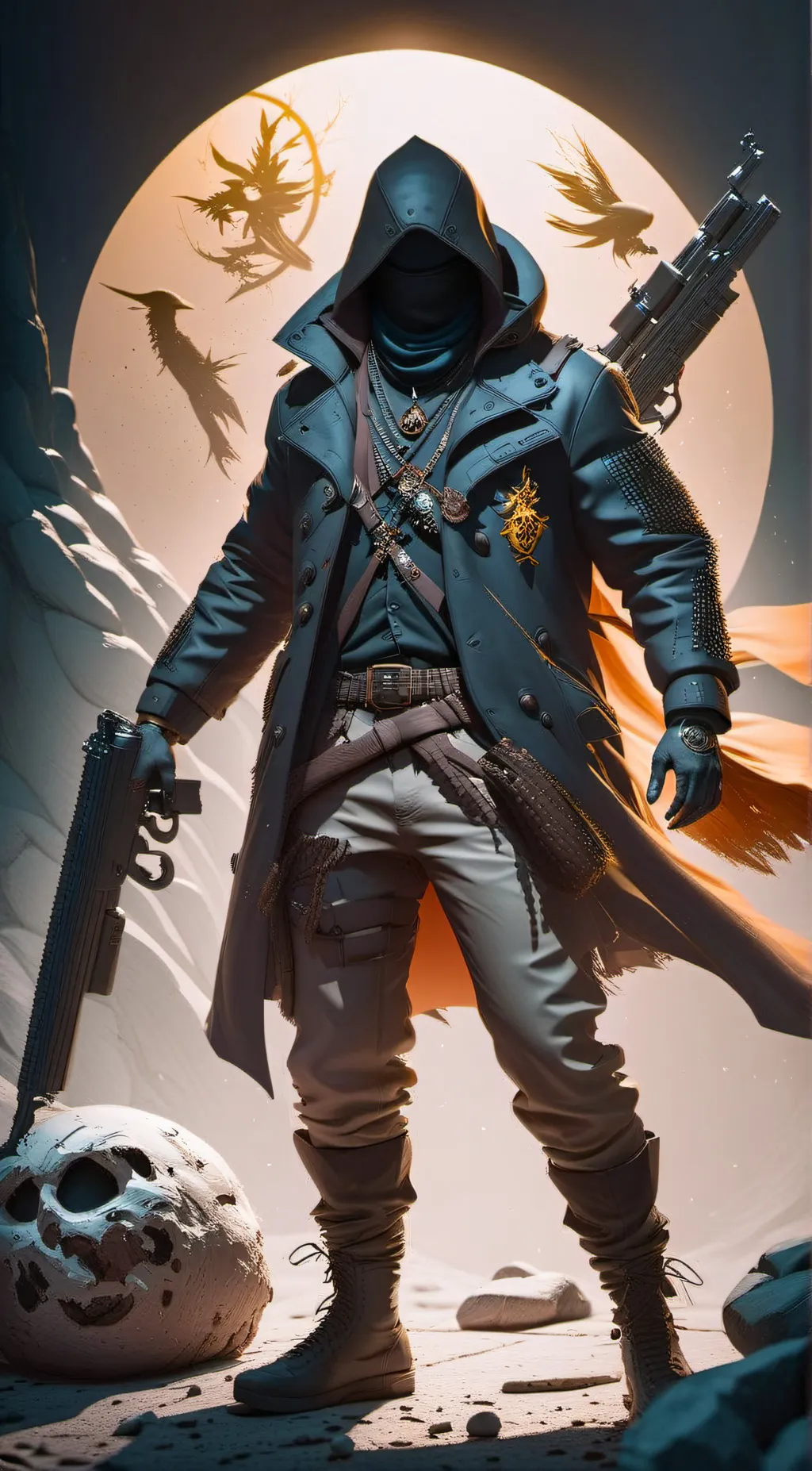 ai character: The hunter  background