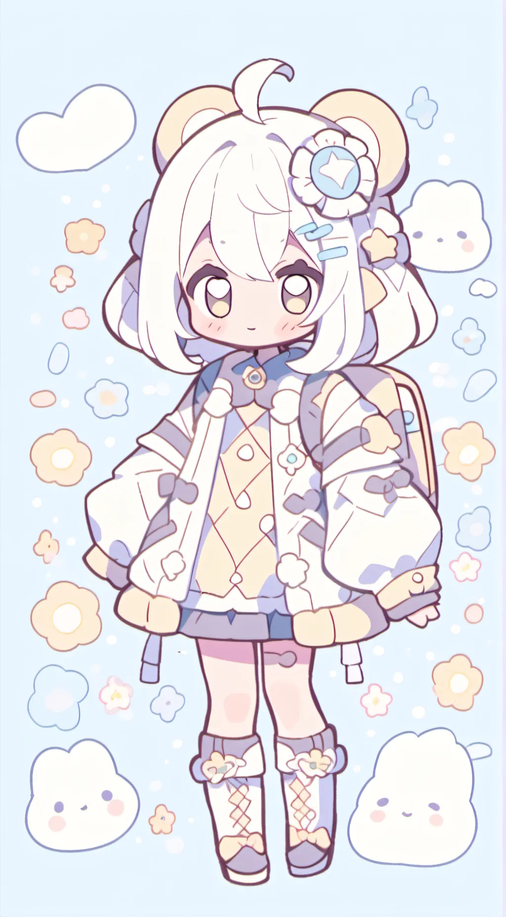 ai character: lily background