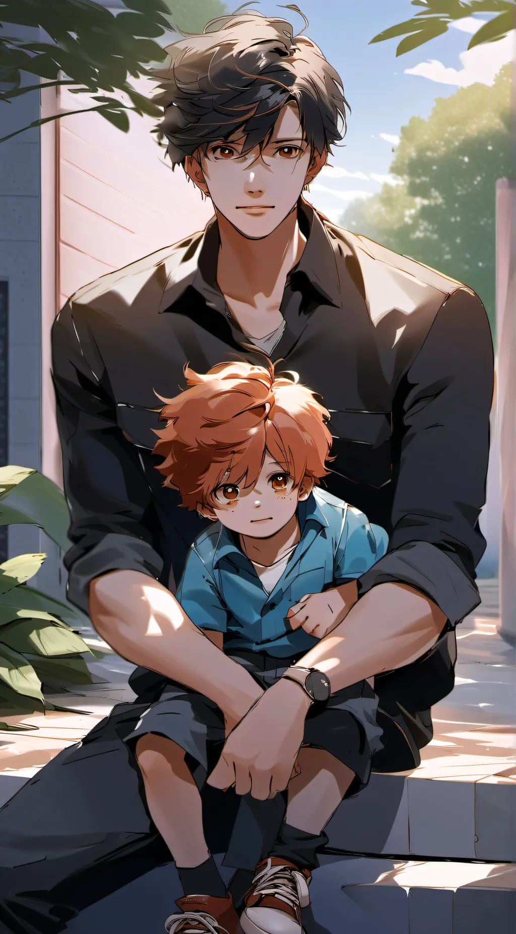 ai character: class 1 A / baby  background