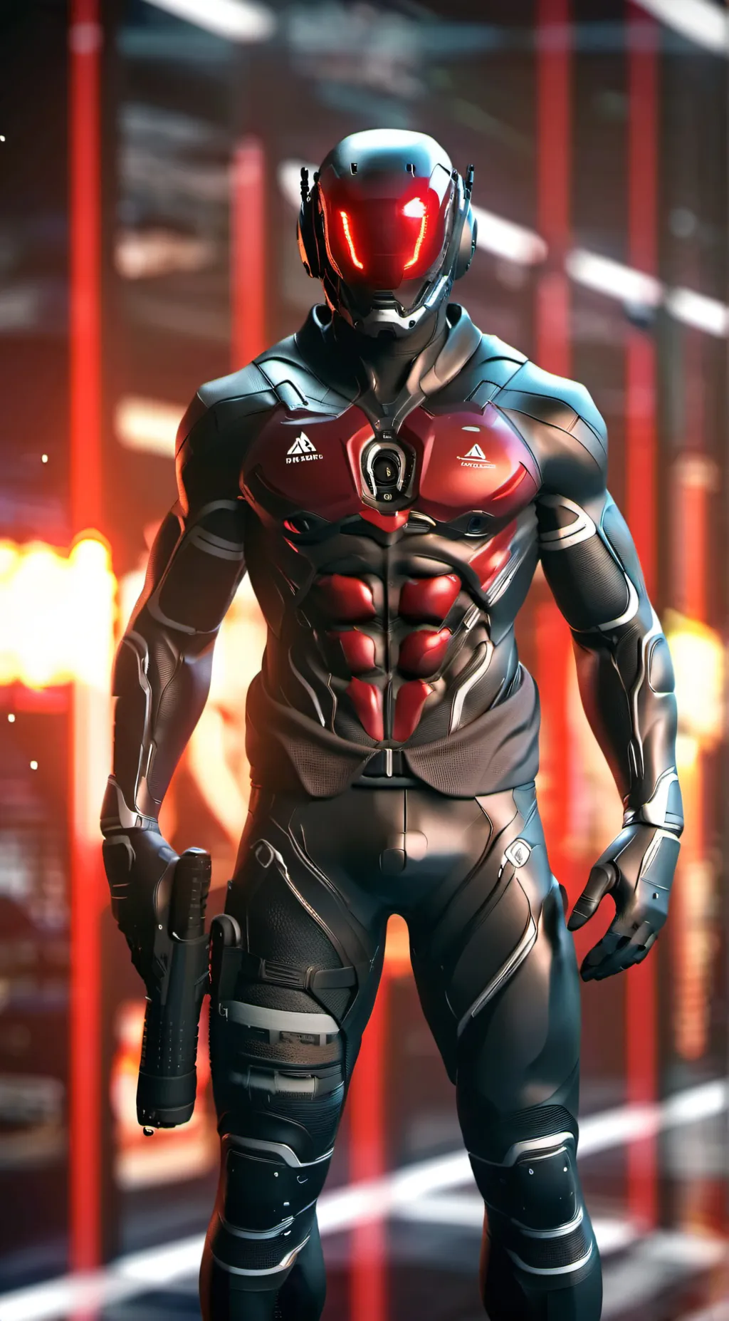ai character: Laser Tag background