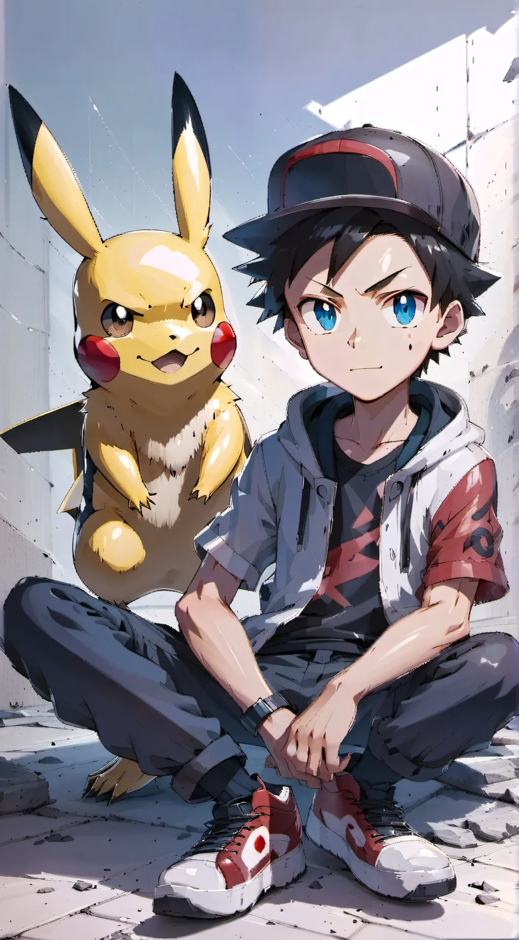ai character: Pokémonrappergoh background