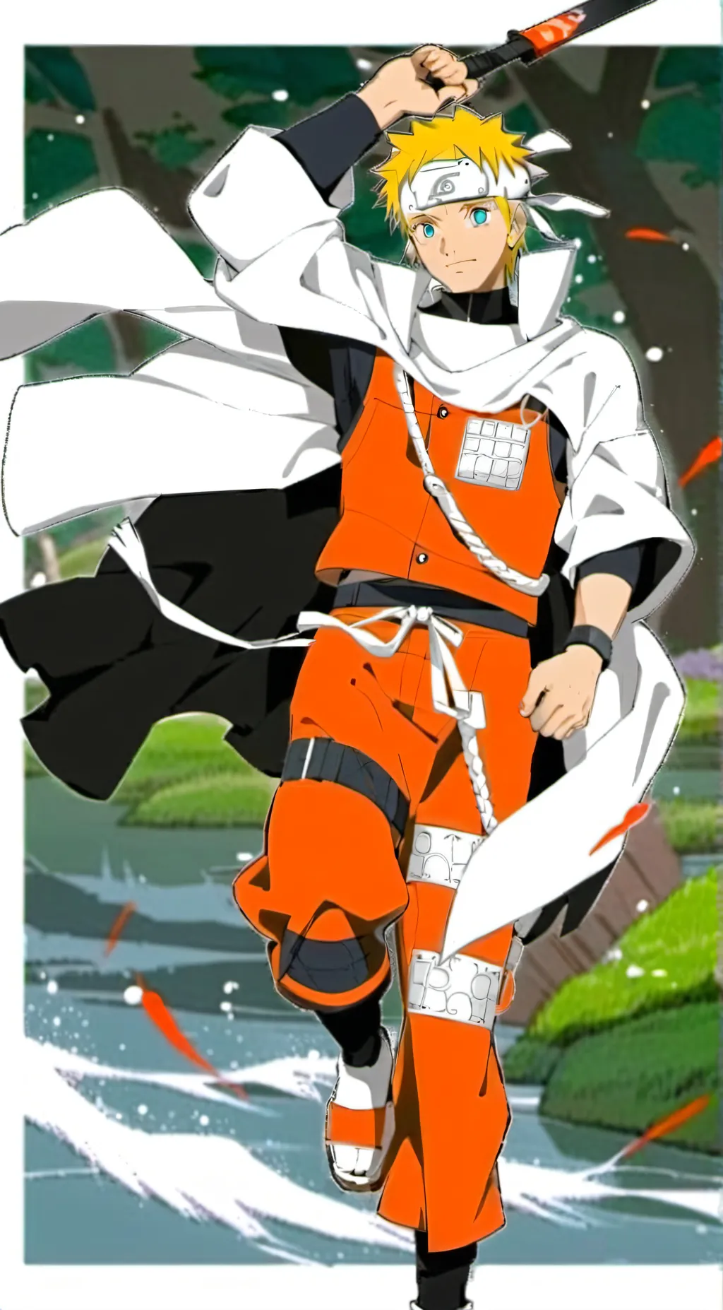 ai character: Naruto Uzumaki background
