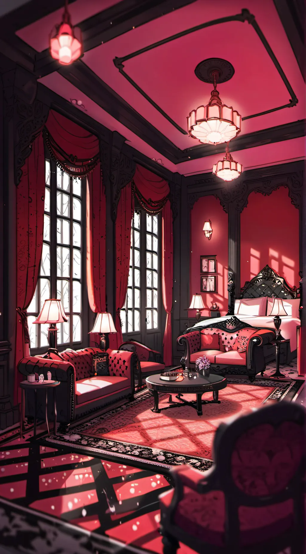 ai character: Hazbin hotel  background