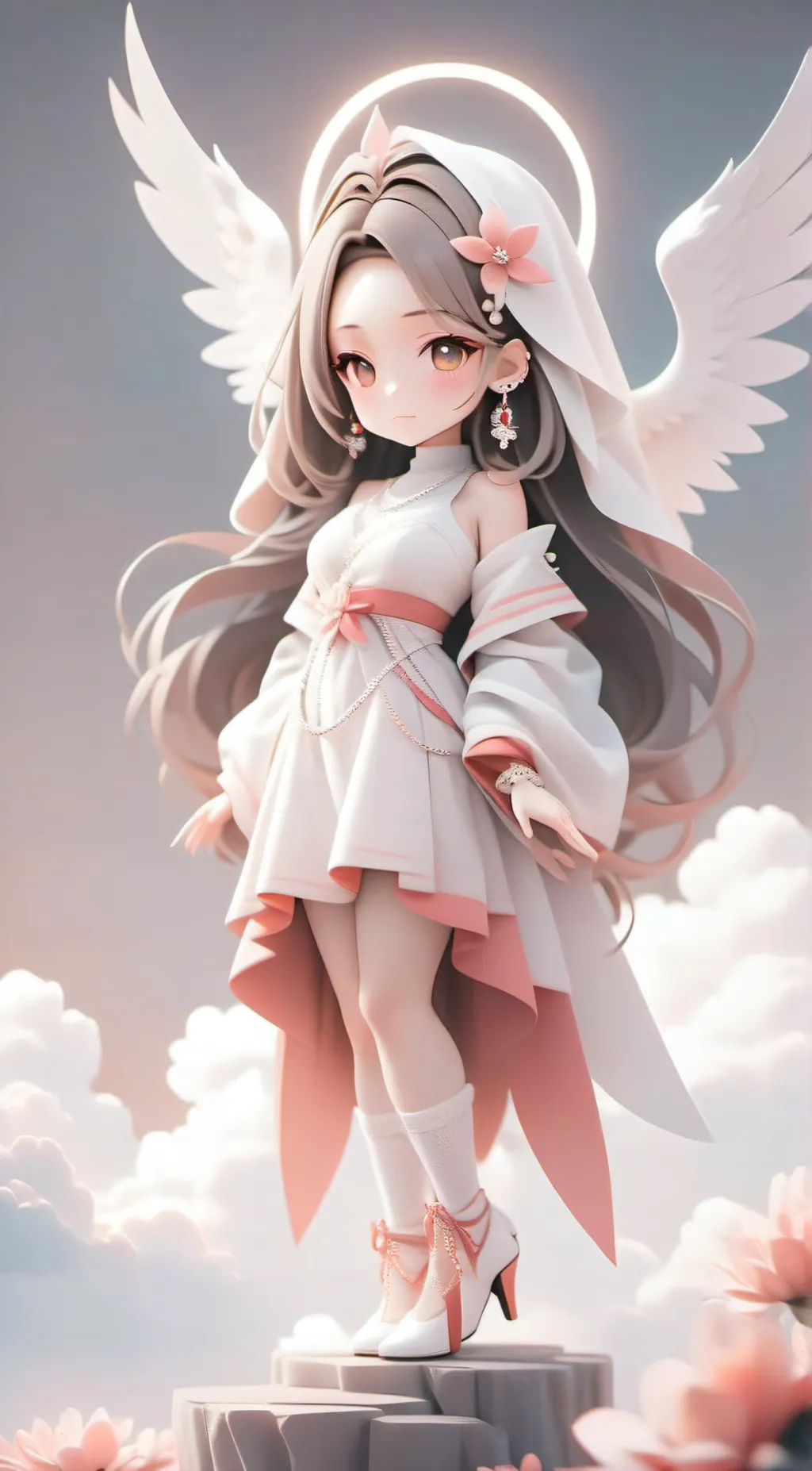 ai character: Heaven background