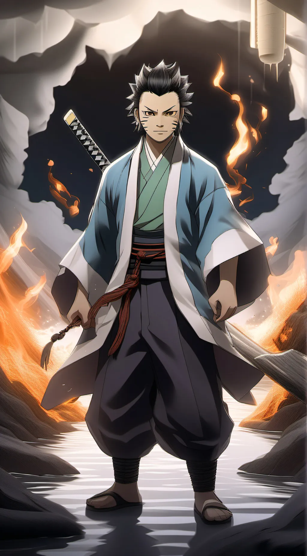 ai character: Inosuke background
