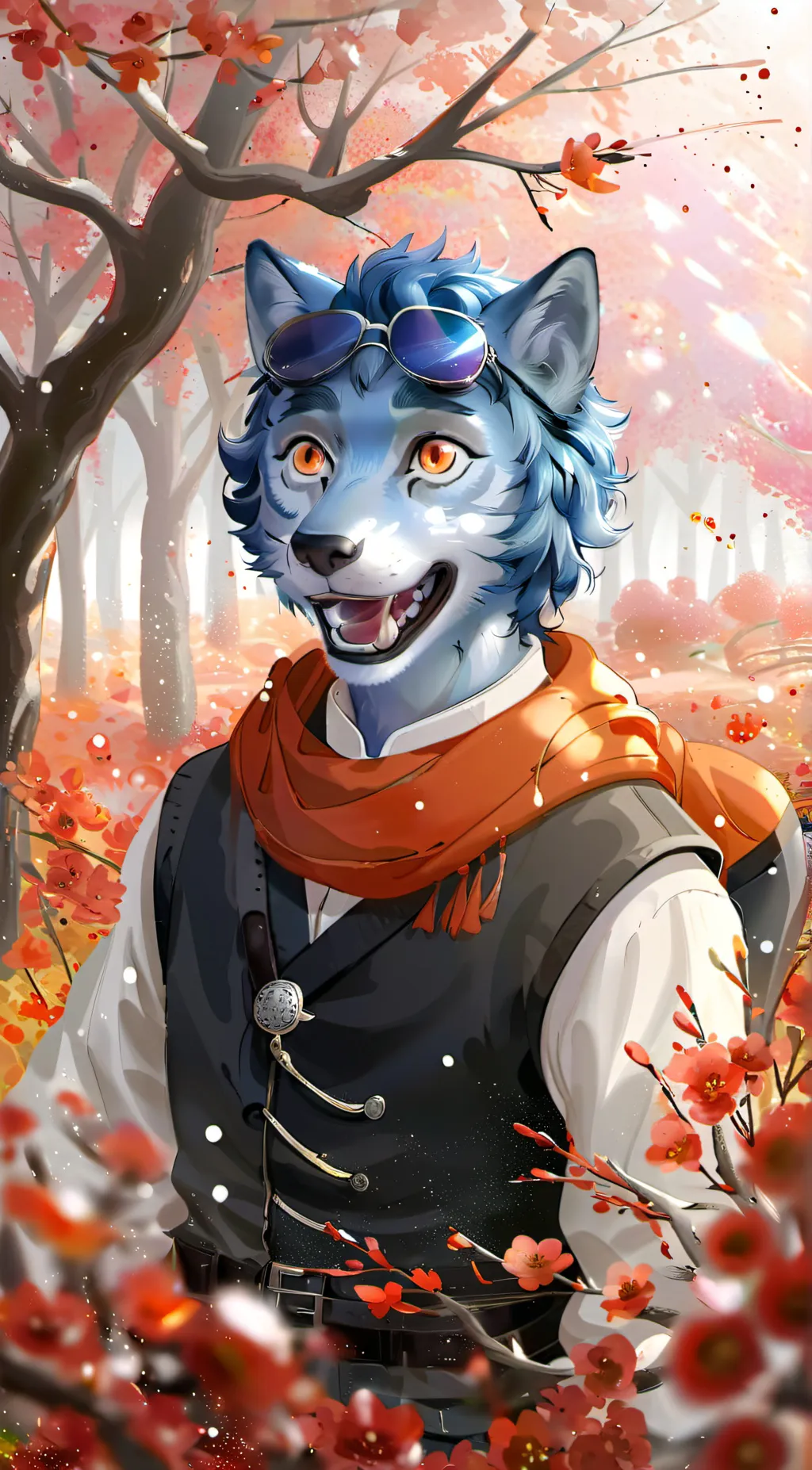 ai character: hei the dragon  background