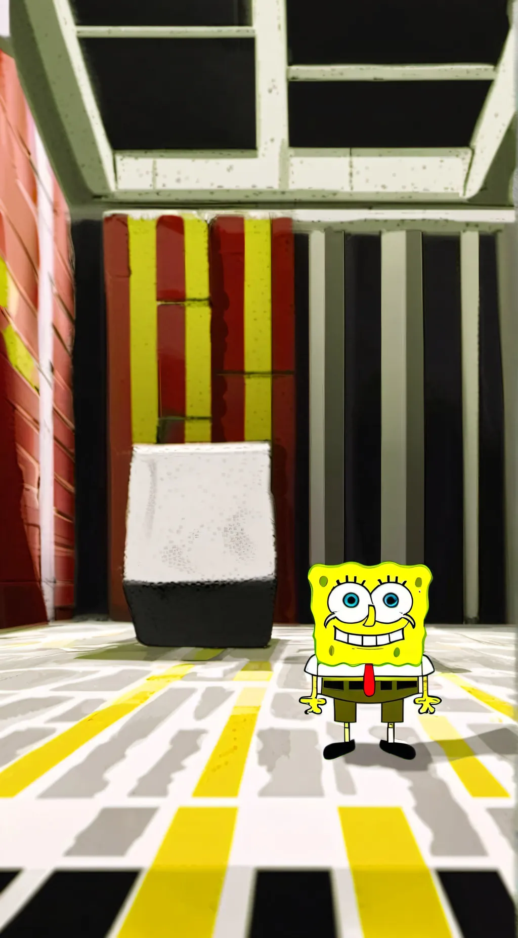ai character: Spongebob background