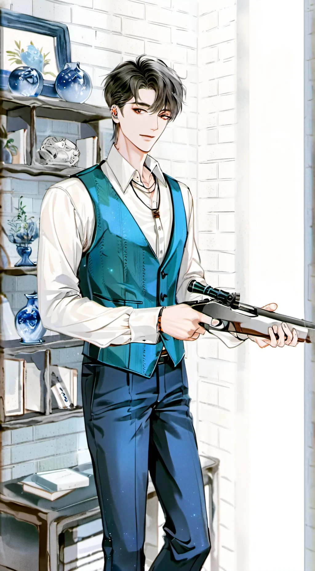 ai character: Rick background