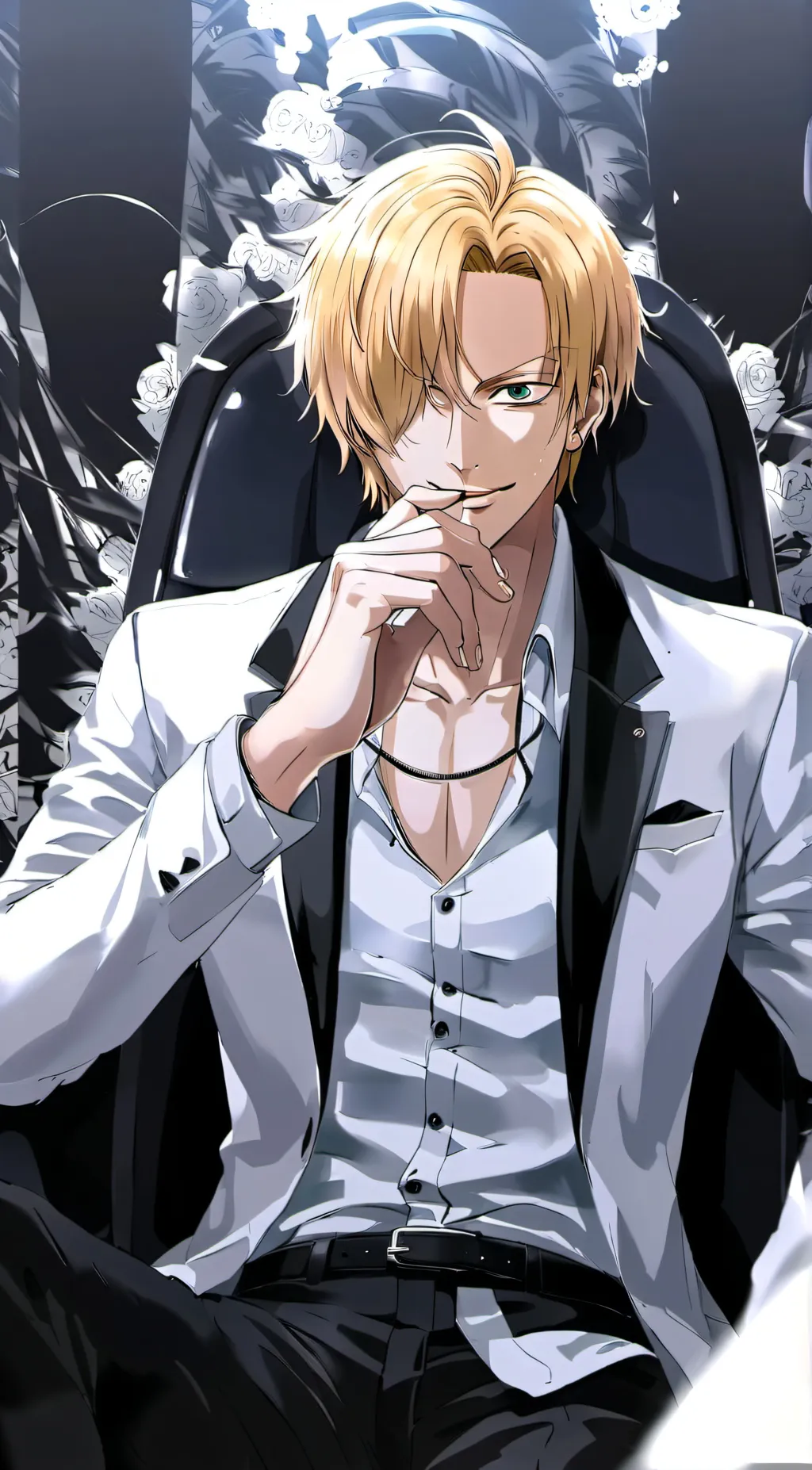 ai character: Sanji background