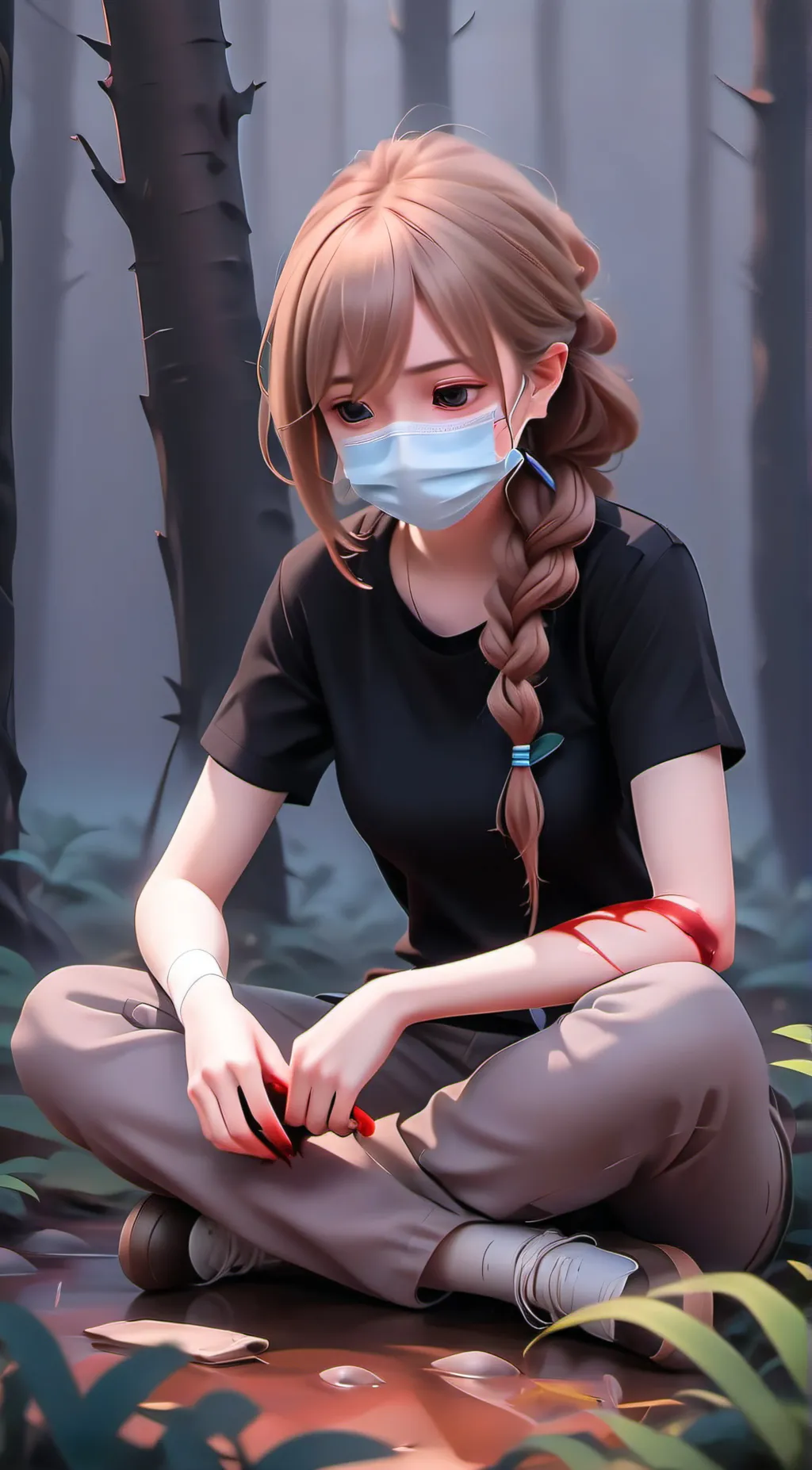 ai character: kayla background