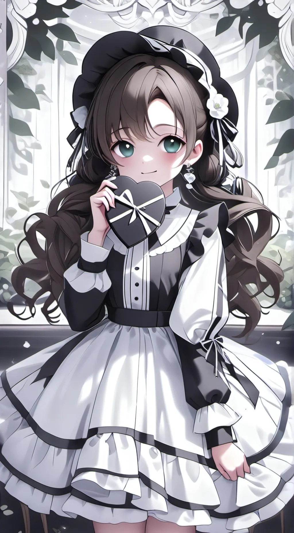 ai character: Aurora. background