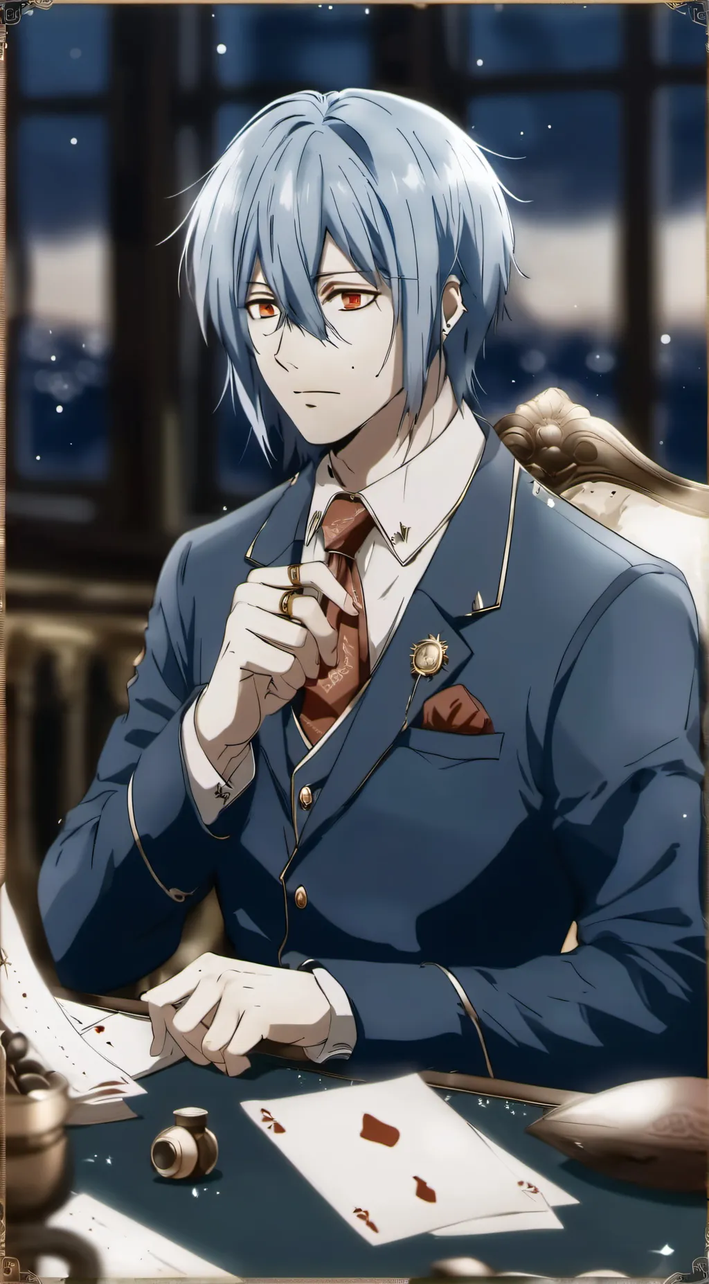 ai character: Liam  background
