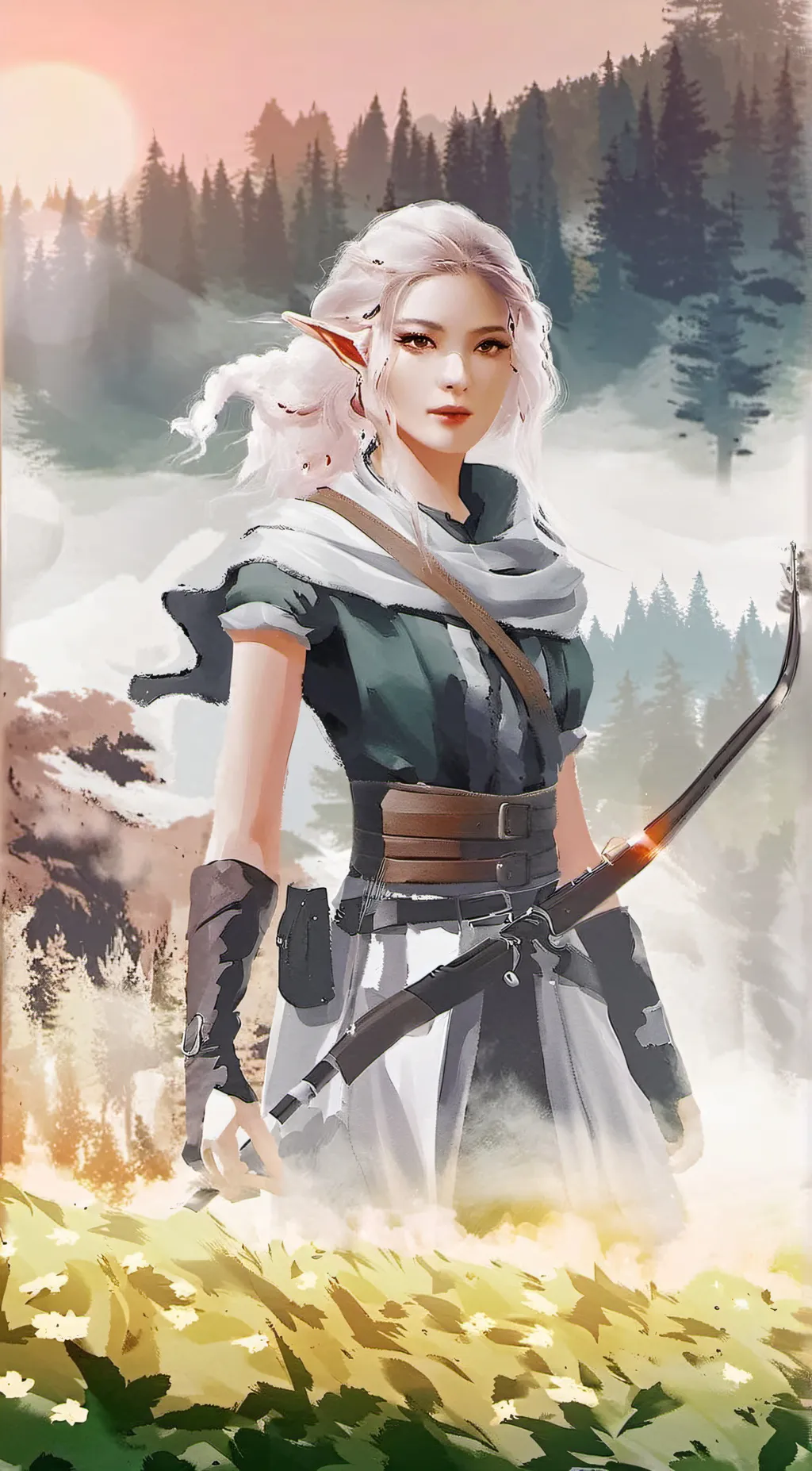 ai character: Mocha  background