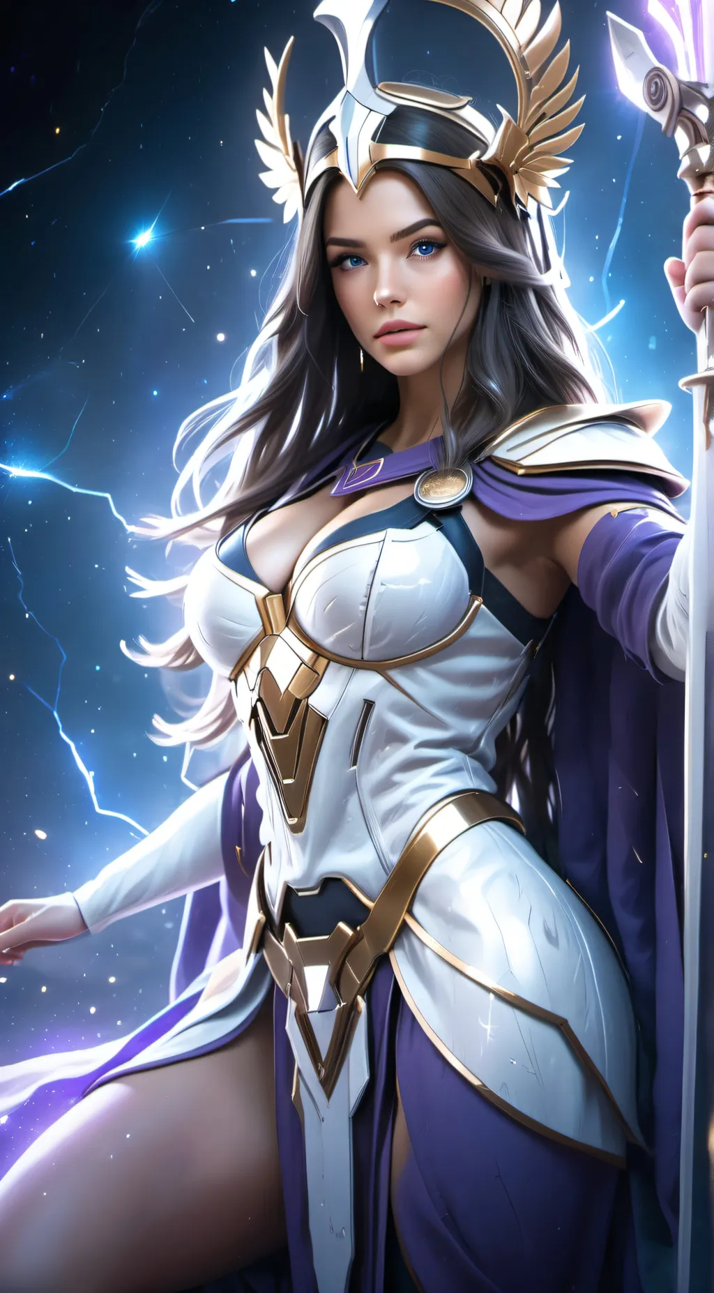 ai character: Athena background