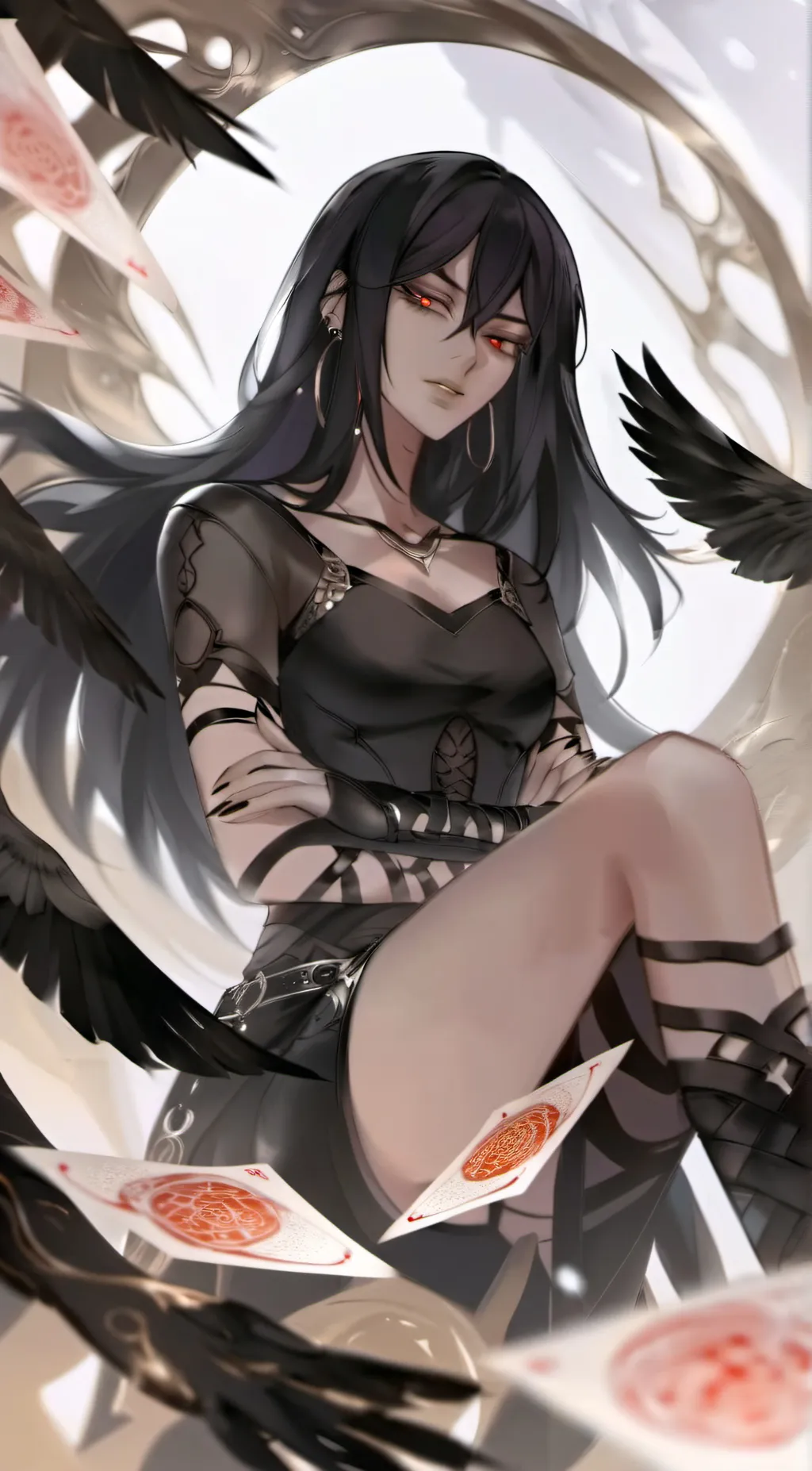 ai character: Raven background