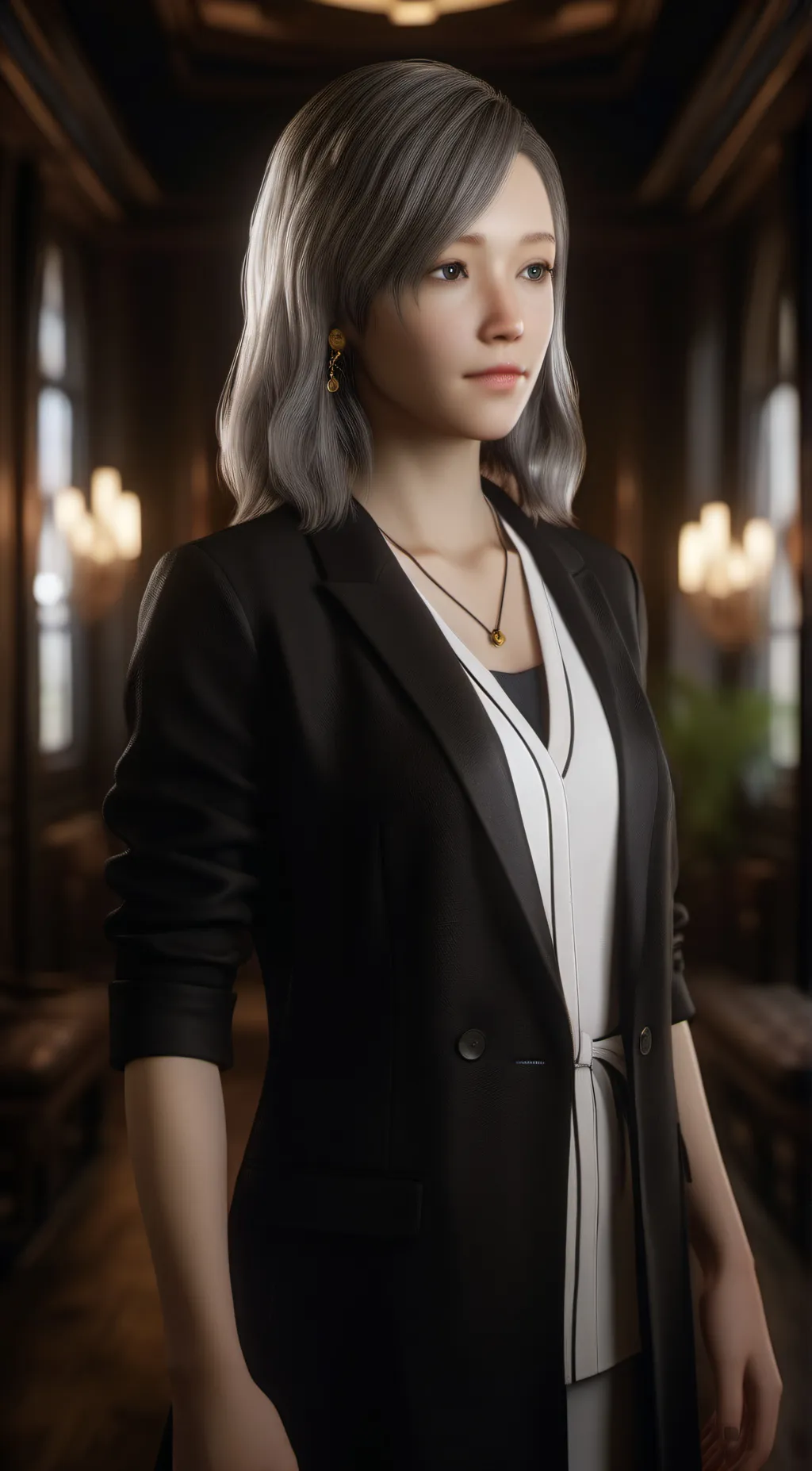 ai character: a new cat  background